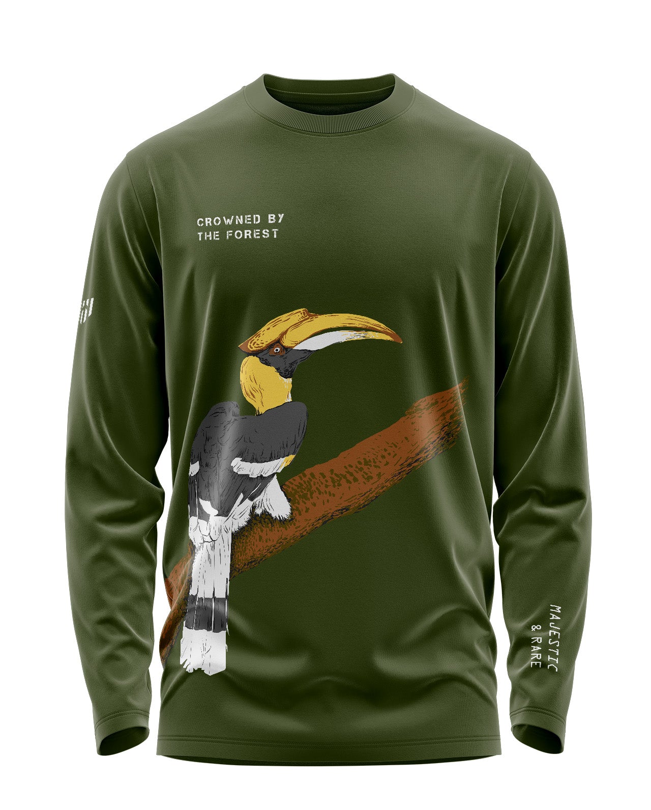 Crowned By The Forest Signature Luxesoft Cotton Full Sleeve T-Shirt