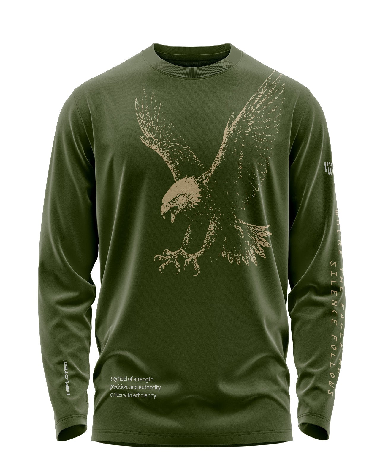 Eagle Hunts Signature Luxesoft Cotton Full Sleeve T-Shirt - CS