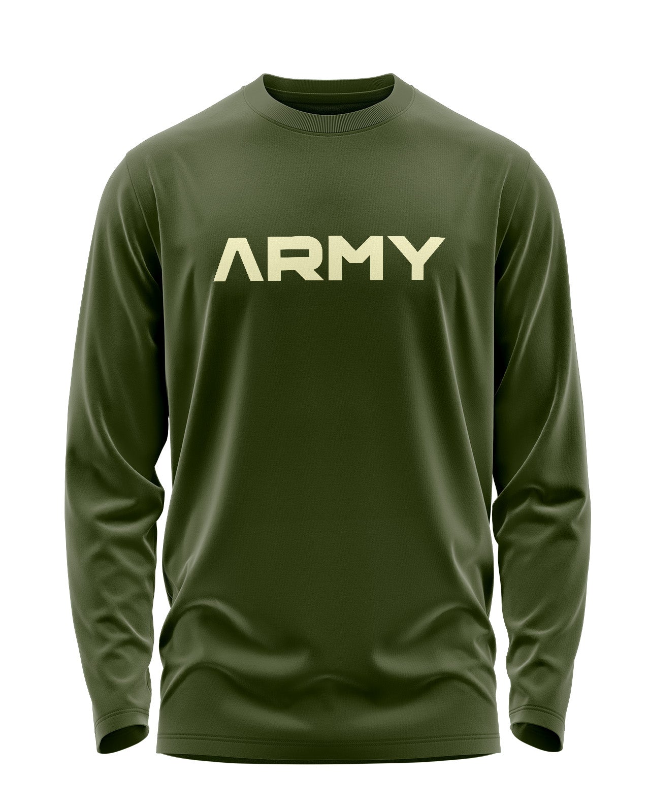 Army Pride Signature Luxesoft Cotton Full Sleeve T-Shirt