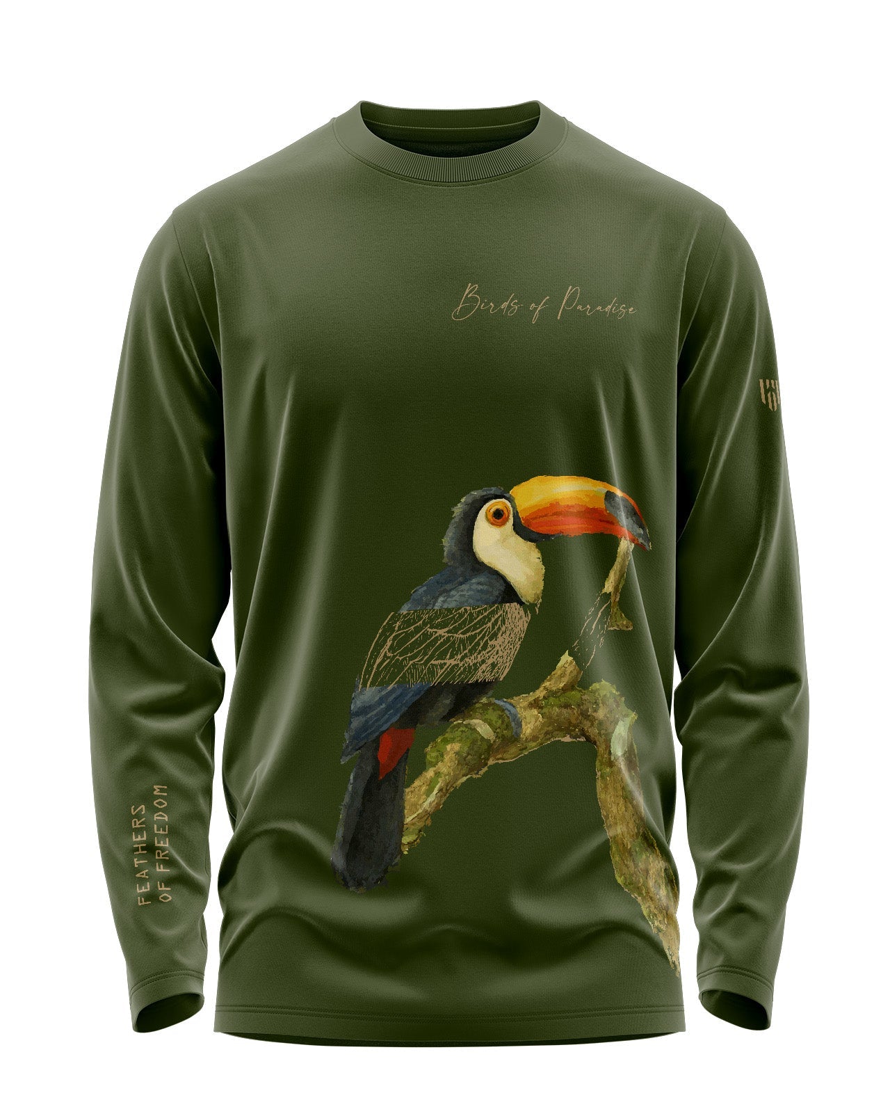 Birds of Paradise Signature Luxesoft Cotton Full Sleeve T-Shirt - CS