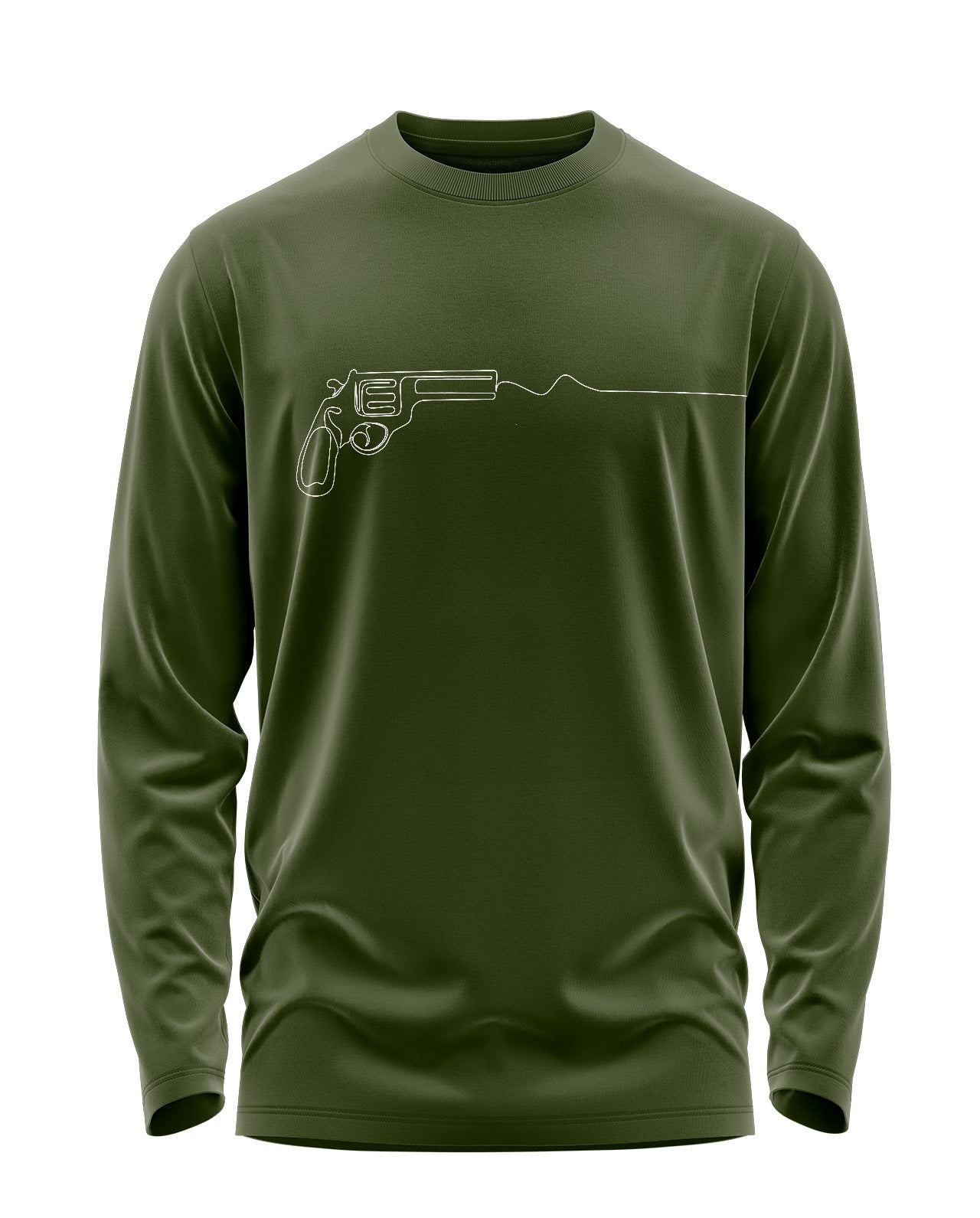Shooters Stroke Signature Luxesoft Cotton Full Sleeve T-Shirt
