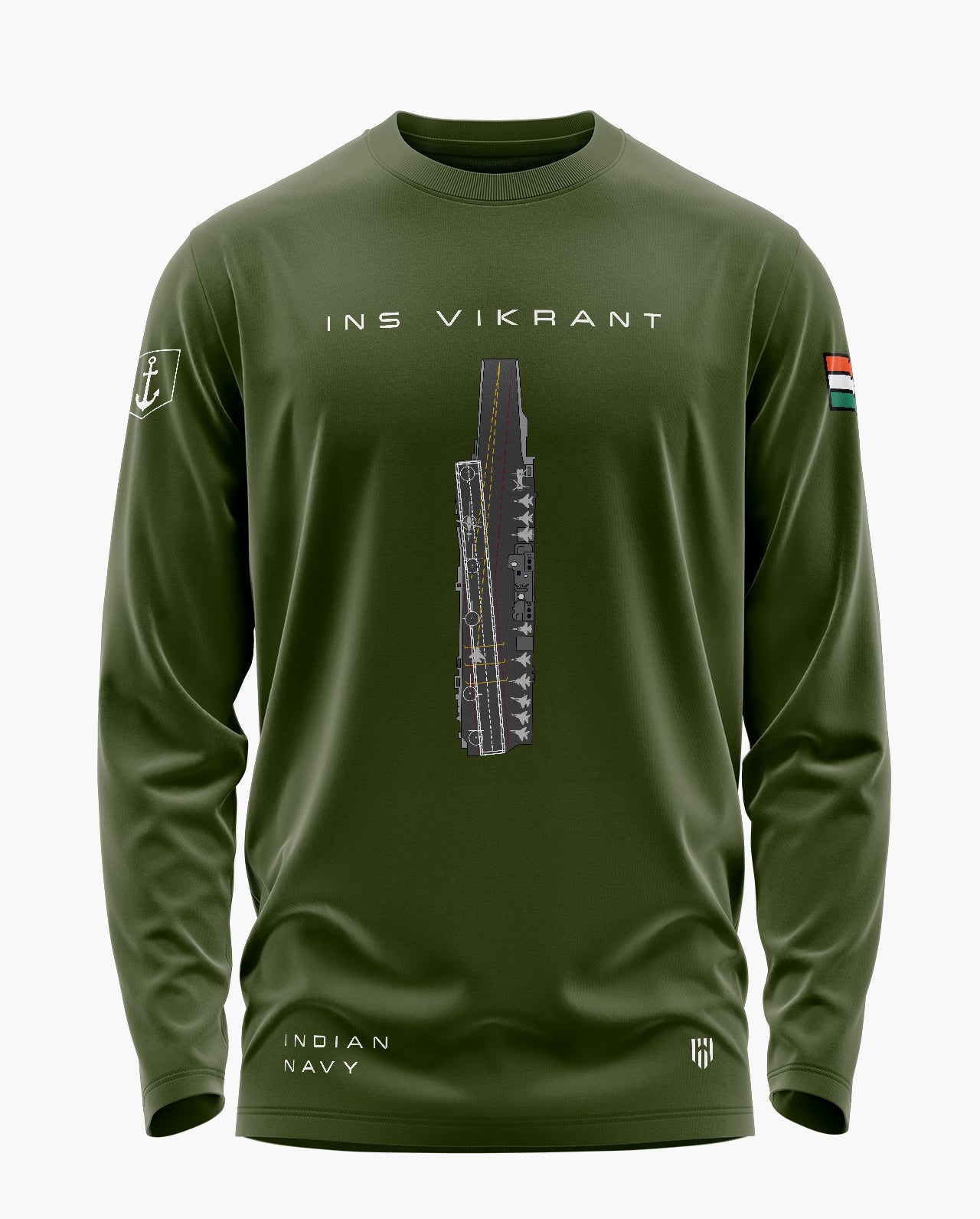 Ins Vikrant Supremacy Signature Luxesoft Cotton Full Sleeve T-Shirt  - CS