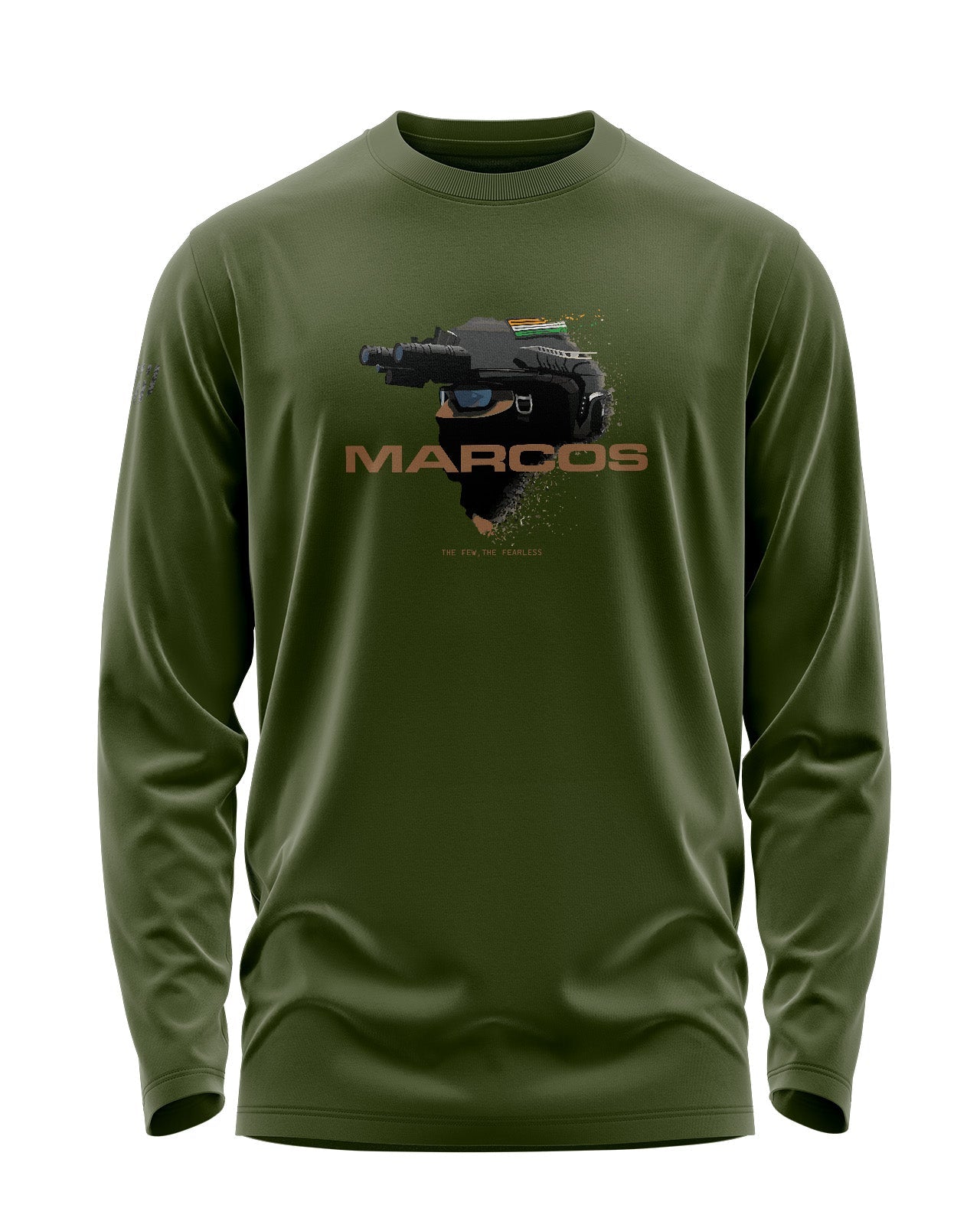 Marcos Combat Signature Luxesoft Cotton Full Sleeve T-Shirt  - CS