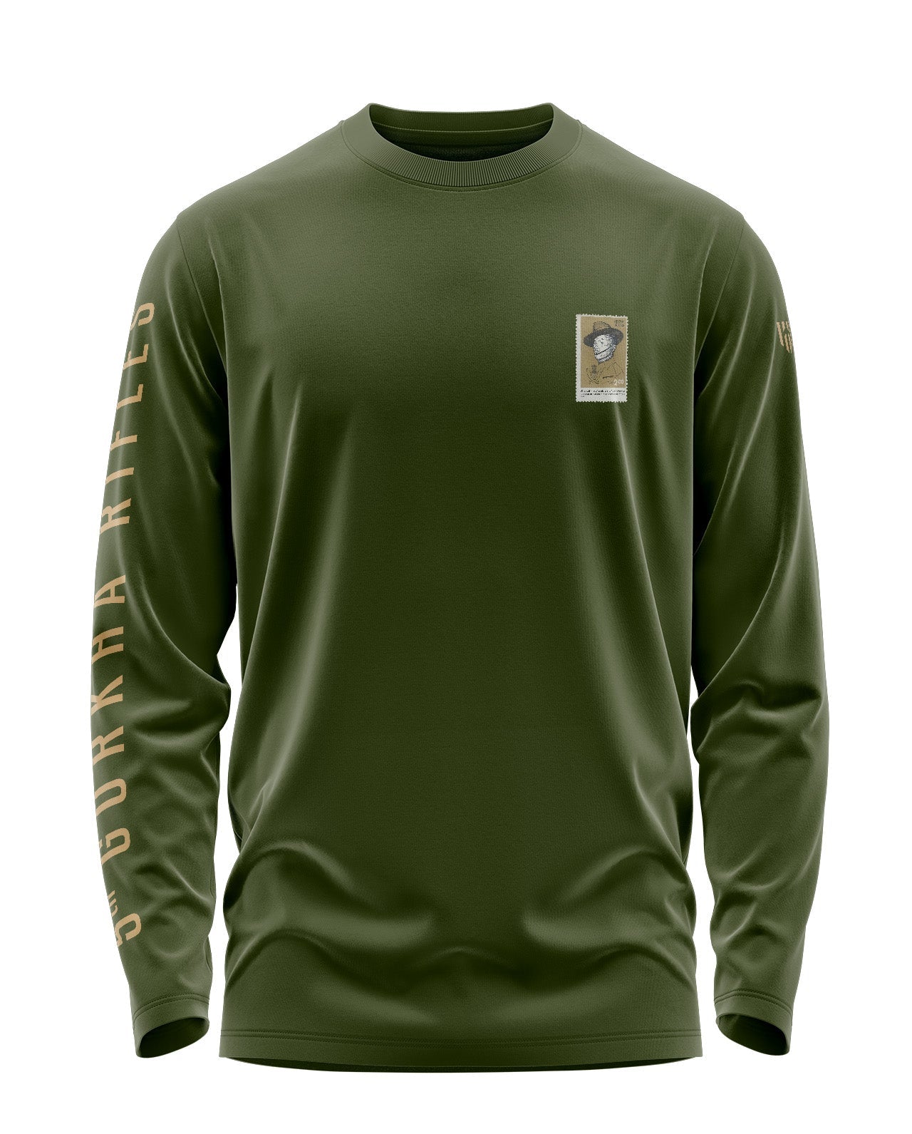 5Th Gorkha Rifles Pride Signature Luxesoft Cotton Full Sleeve T-Shirt - CS