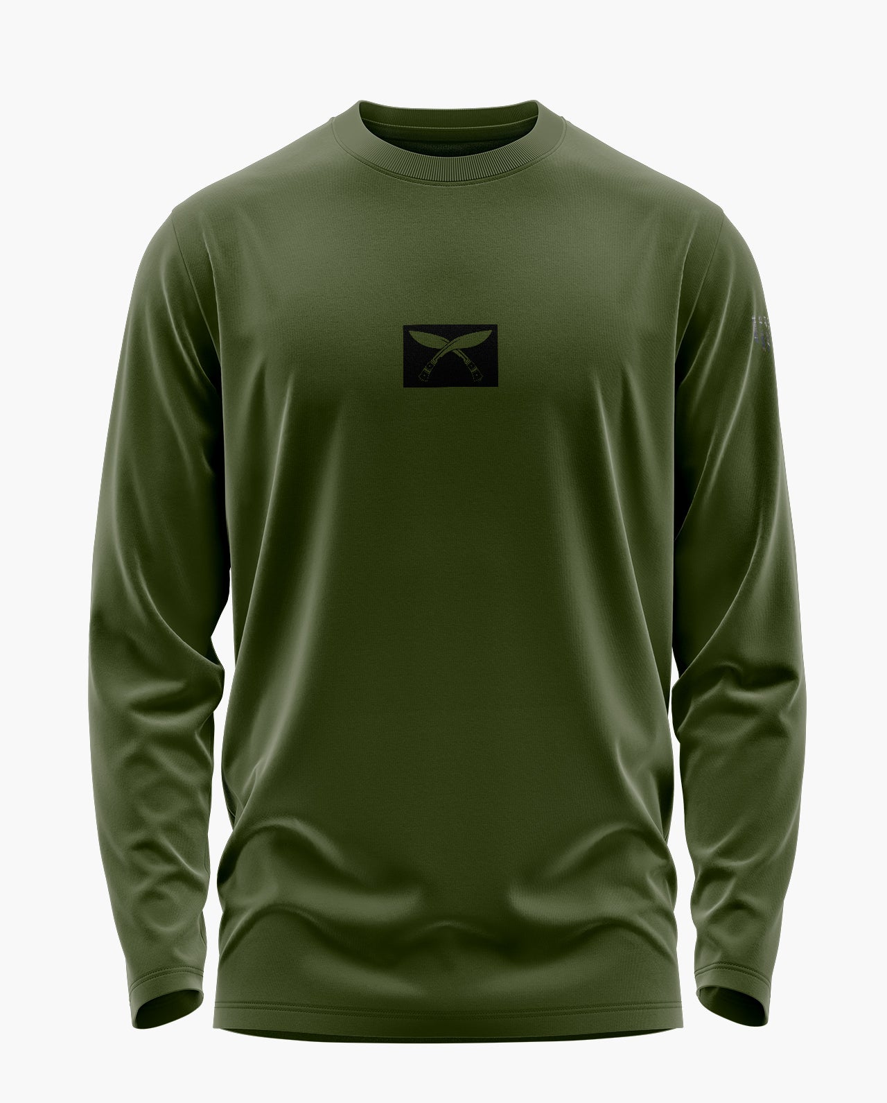 Gorkha Patch Signature Luxesoft Cotton Full Sleeve T-Shirt