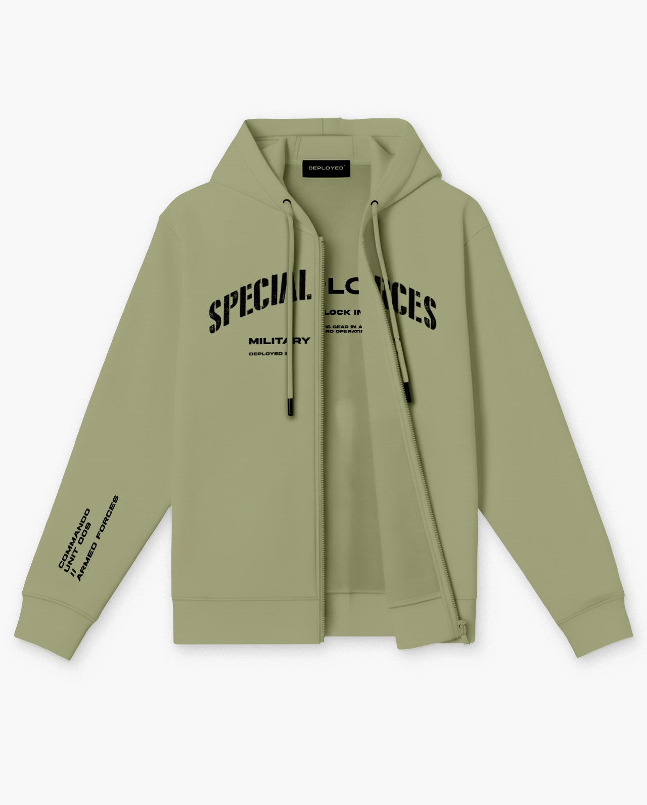 Deployed Special Forces Zipper Hoodie