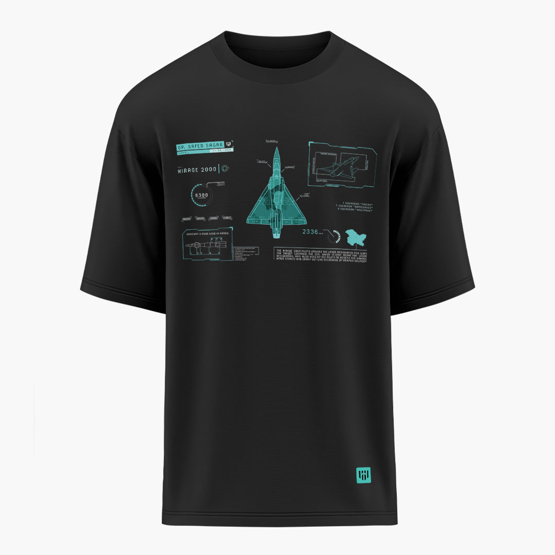 MIRAGE 2K-HUD EDITION Oversized T-Shirt  - CS