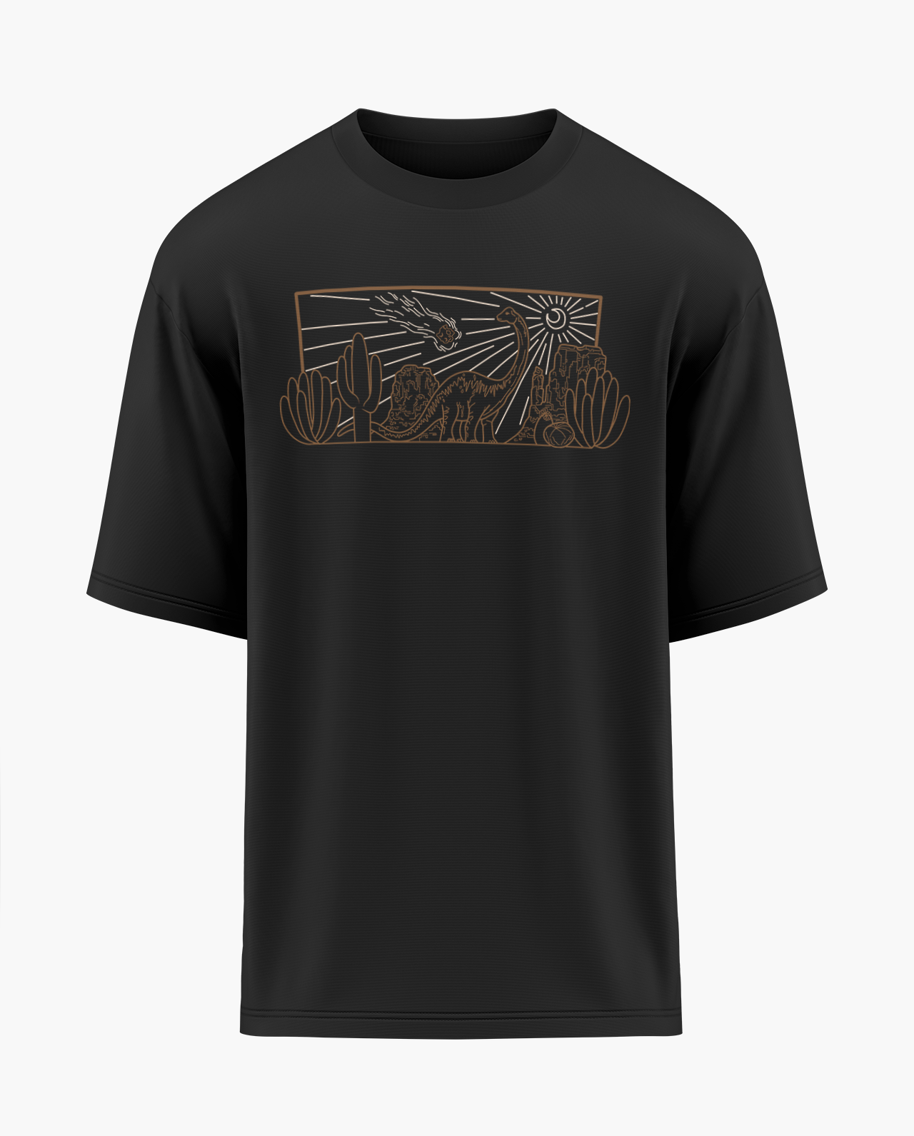 CRETACEOUS CATASTROPHE Oversized T-Shirt