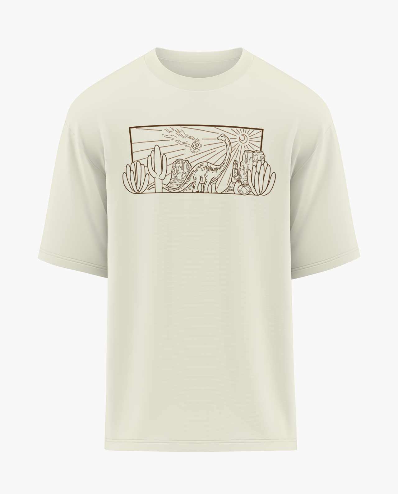 CRETACEOUS CATASTROPHE Oversized T-Shirt