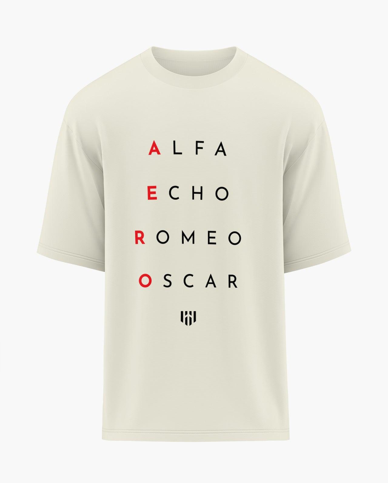 Alpha Echo Romeo Oscar Oversized T-Shirt - Aero Armour