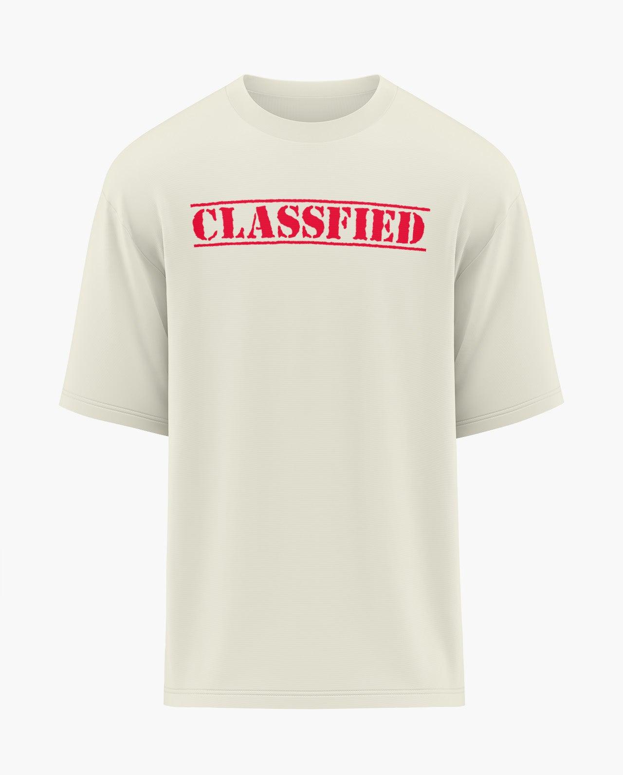 Classified Oversized T-Shirt - Aero Armour
