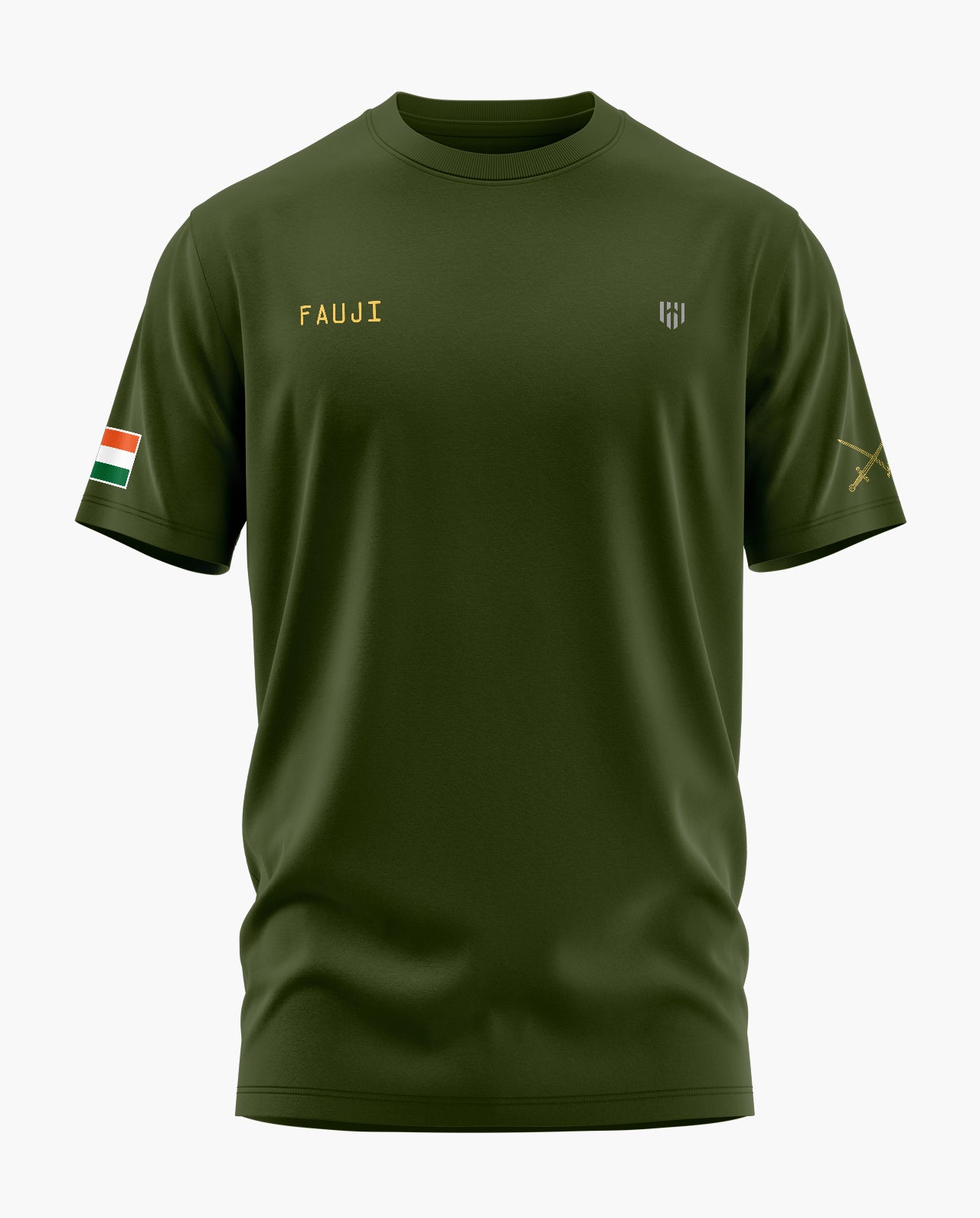 FIGHTING FAUJI Signature LuxeSoft Cotton T-Shirt