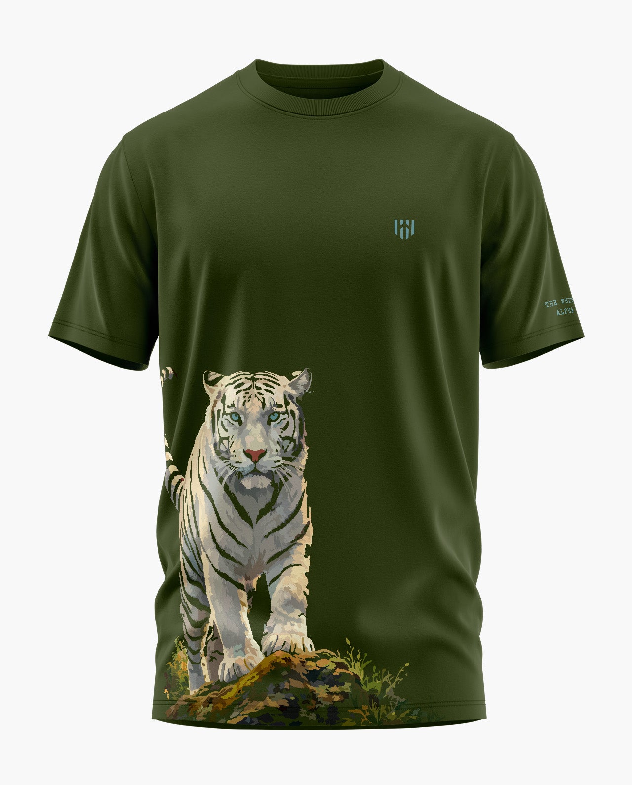 The White Alpha LuxeSoft Cotton T-Shirt