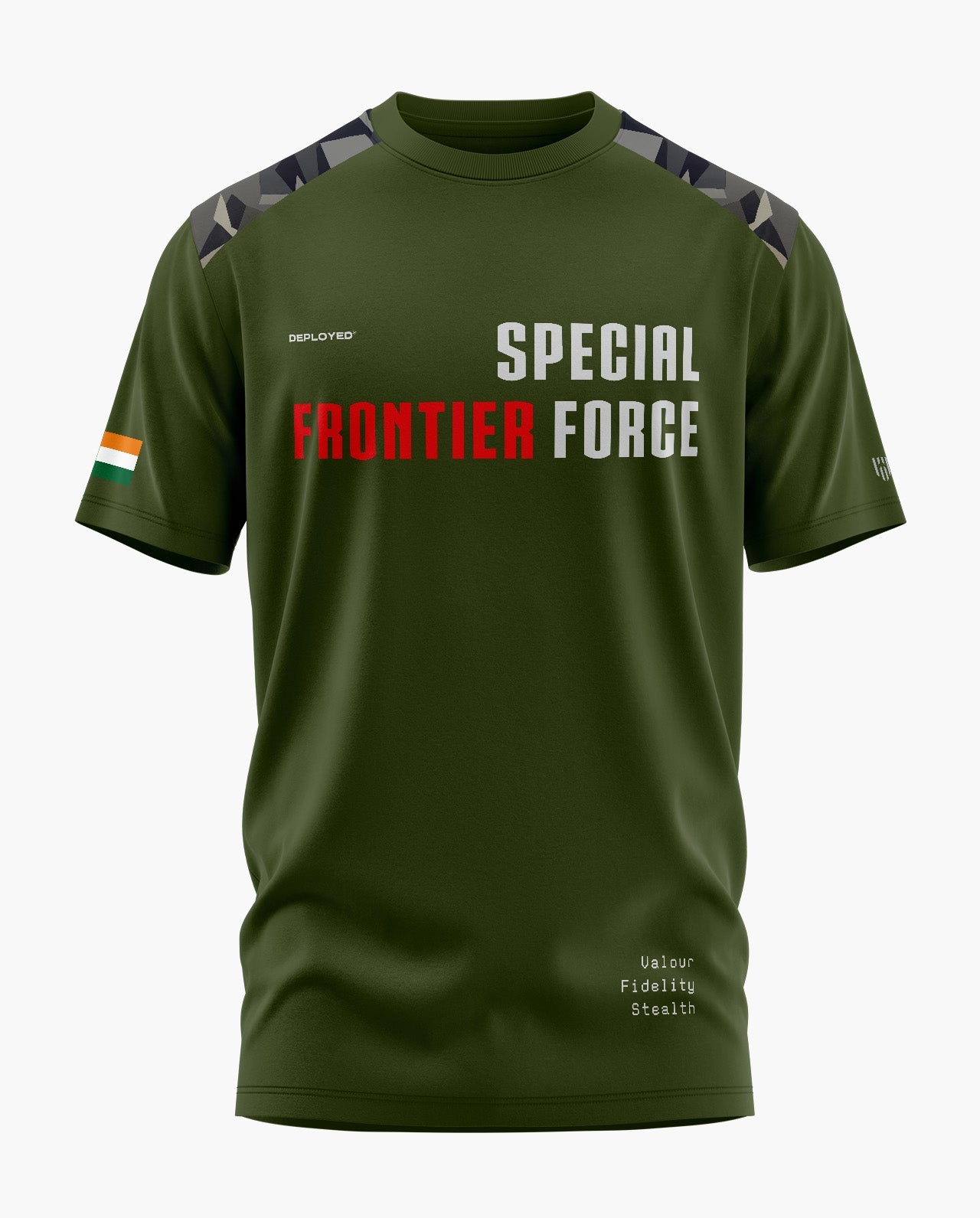 Special Frontier Force Motto Signature LuxeSoft Cotton T-Shirt  - CS