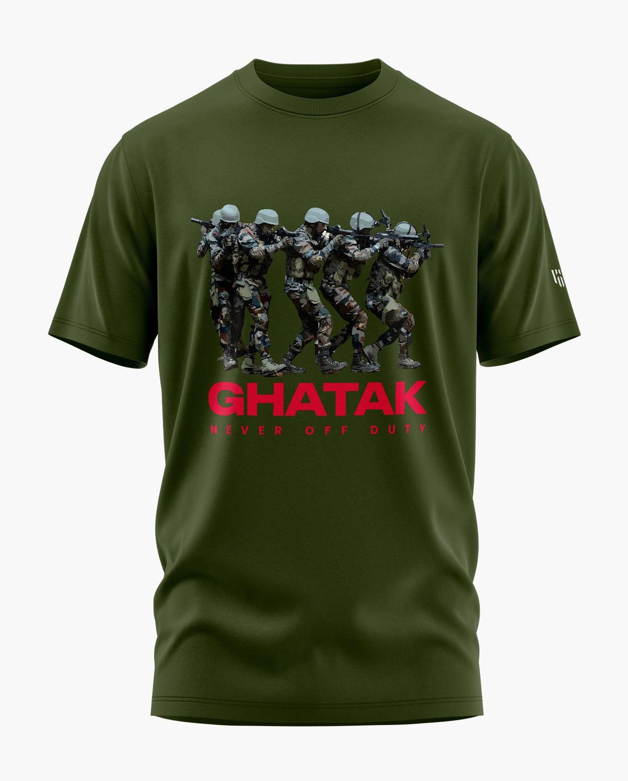 [CS] Ghatak Never Off Duty Signature LuxeSoft Cotton T-Shirt