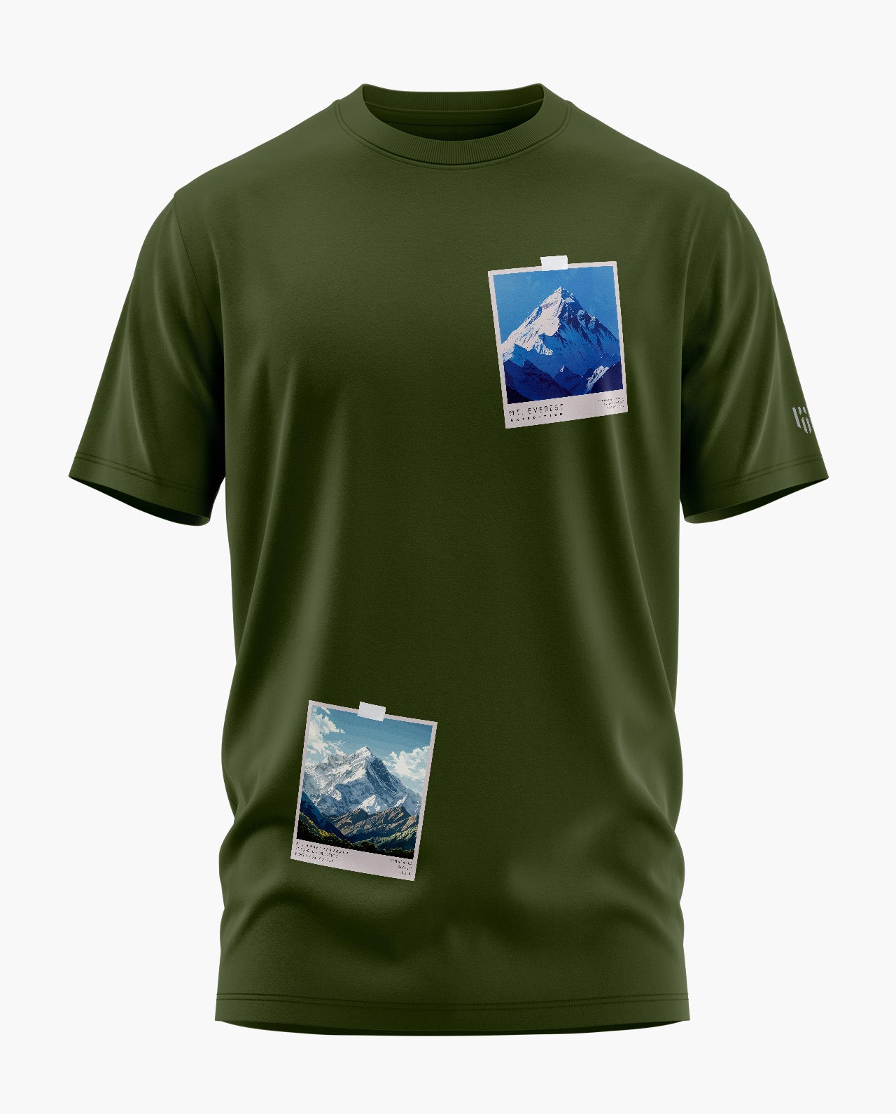 Mountain Polaroid Signature LuxeSoft Cotton T-Shirt