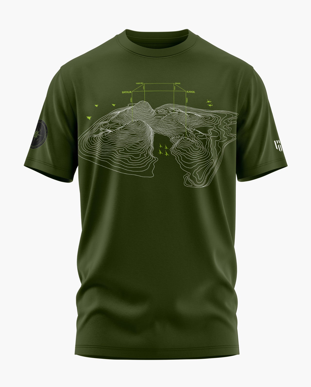 UNCHARTED TERRAINS KARGIL Signature LuxeSoft Cotton T-Shirt