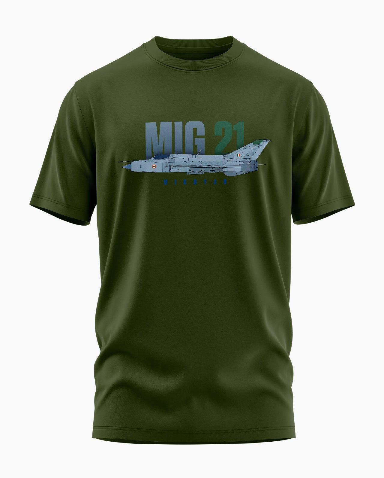 MiG-21 Signature LuxeSoft Cotton T-Shirt - CS
