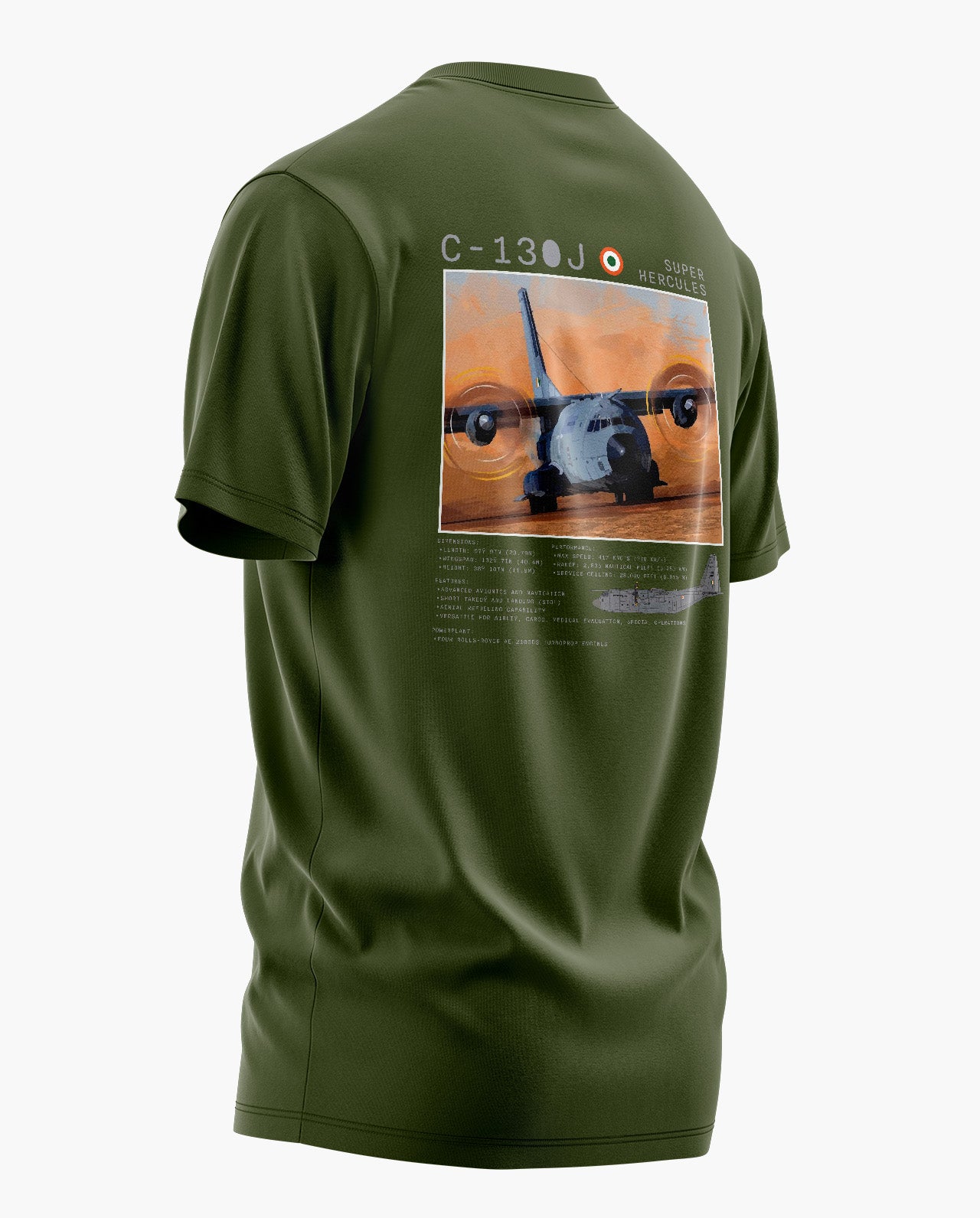 C130J SUPER HERCULES Signature LuxeSoft Cotton T-Shirt