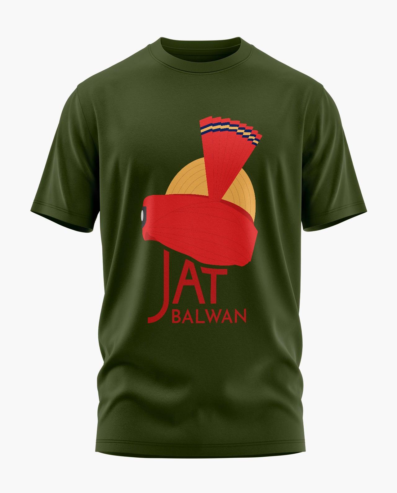 Jat Regiment War Cry Signature LuxeSoft Cotton T-Shirt - CS