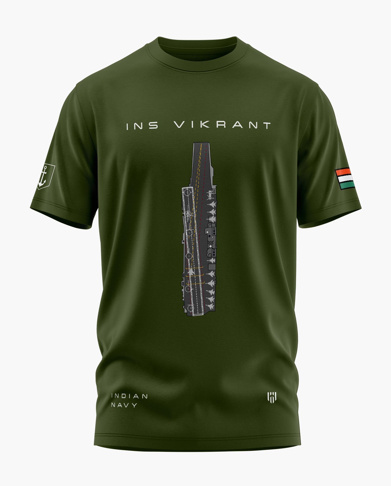 INS VIKRANT SUPREMACY Signature LuxeSoft Cotton T-Shirt  - CS