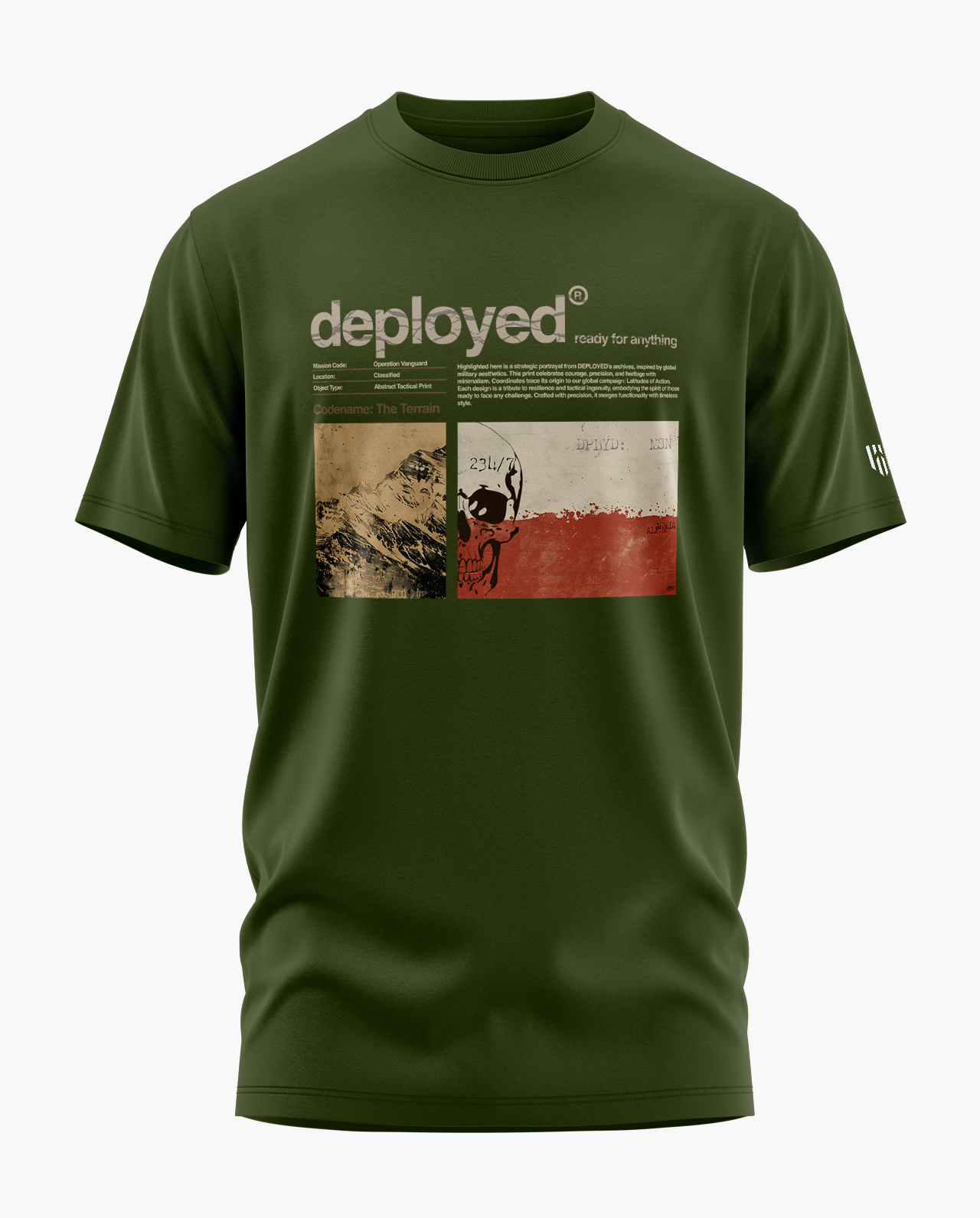 Abstraction Military Edition Signature LuxeSoft Cotton T-Shirt  - CS