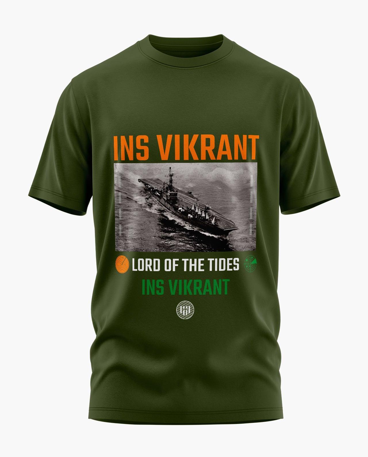 [CS] INS Vikrant Lord of The Tides Signature LuxeSoft Cotton T-Shirt