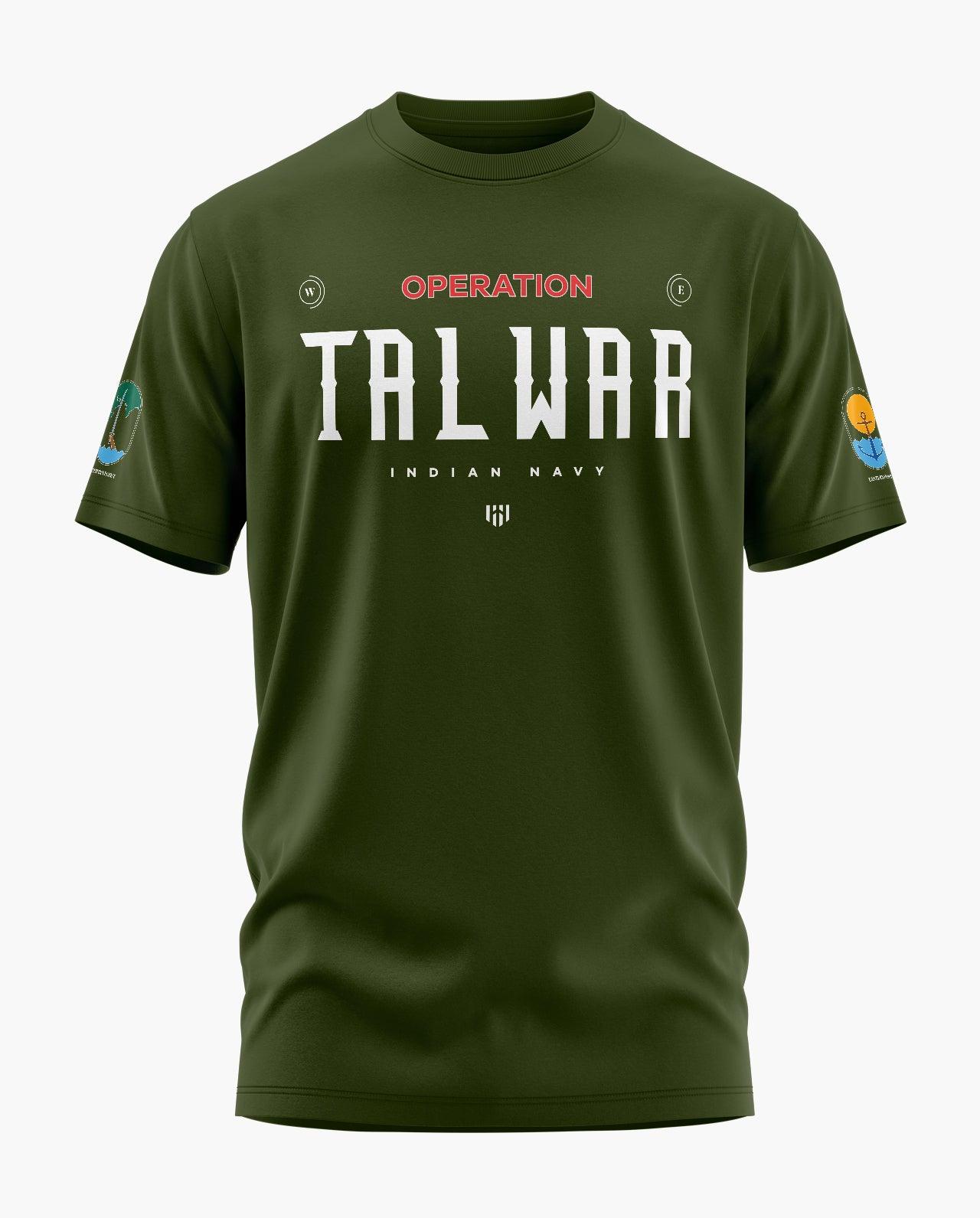 Operation Talwar Indian Navy T-Shirt - Aero Armour