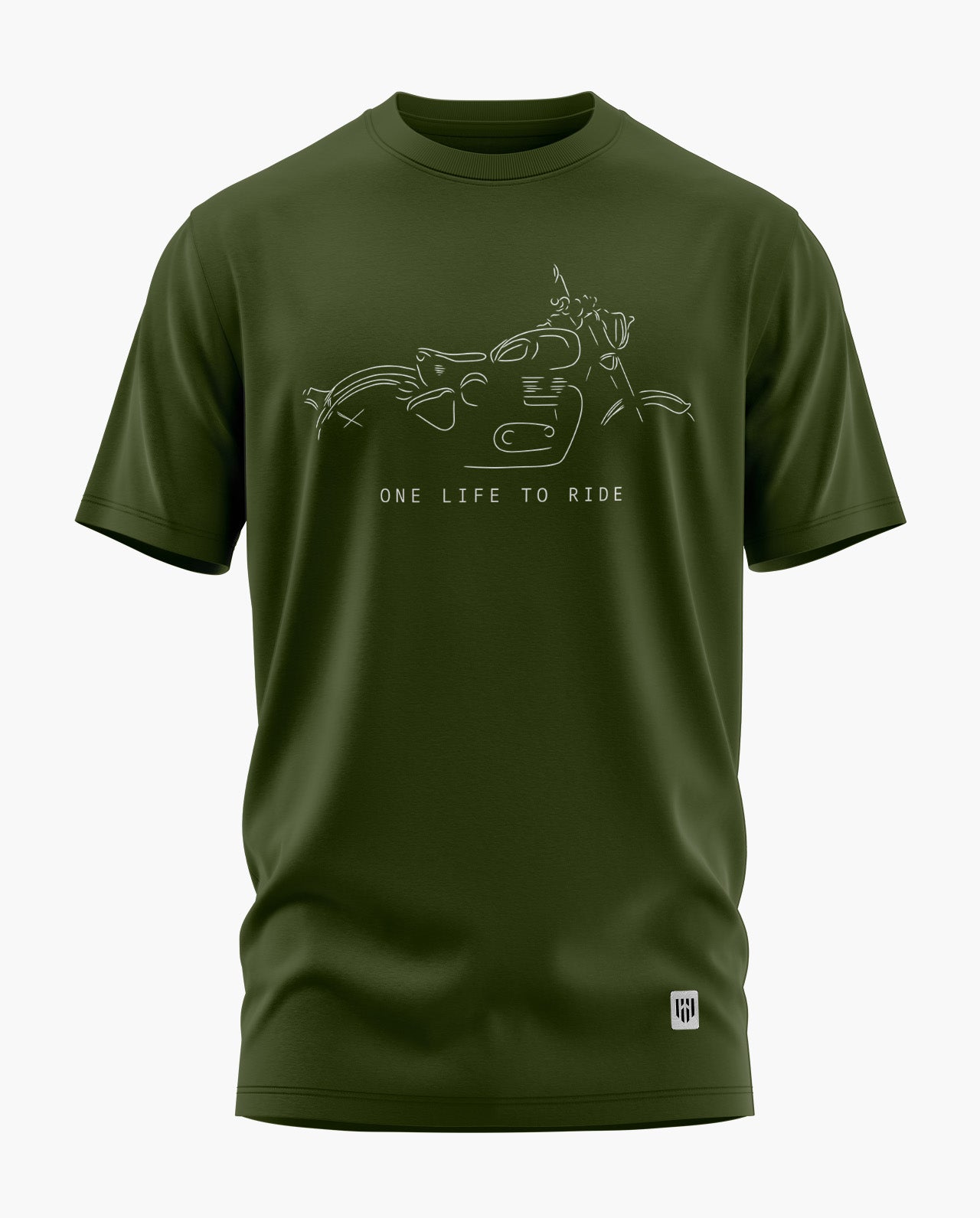 ONE LIFE TO RIDE Signature LuxeSoft Cotton T-Shirt