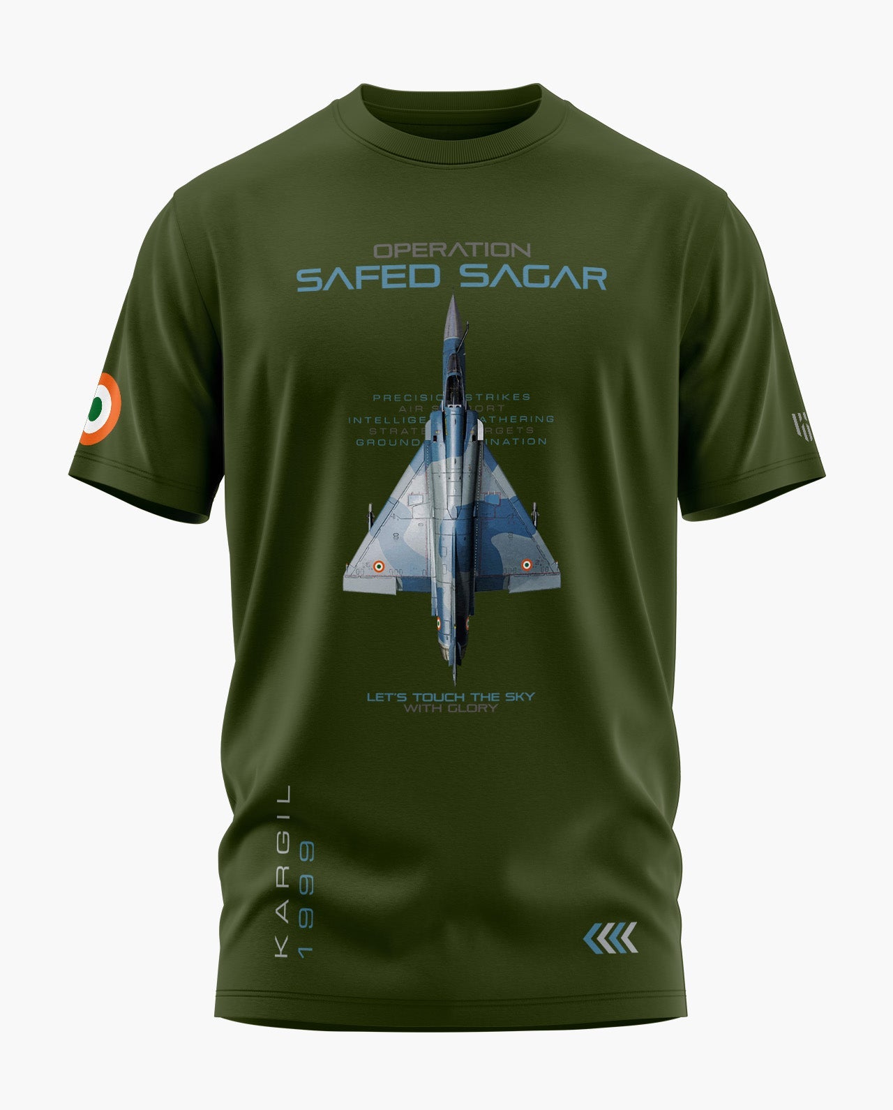 OP. SAFED SAGAR TRIBUTO Signature LuxeSoft Cotton T-Shirt  - CS