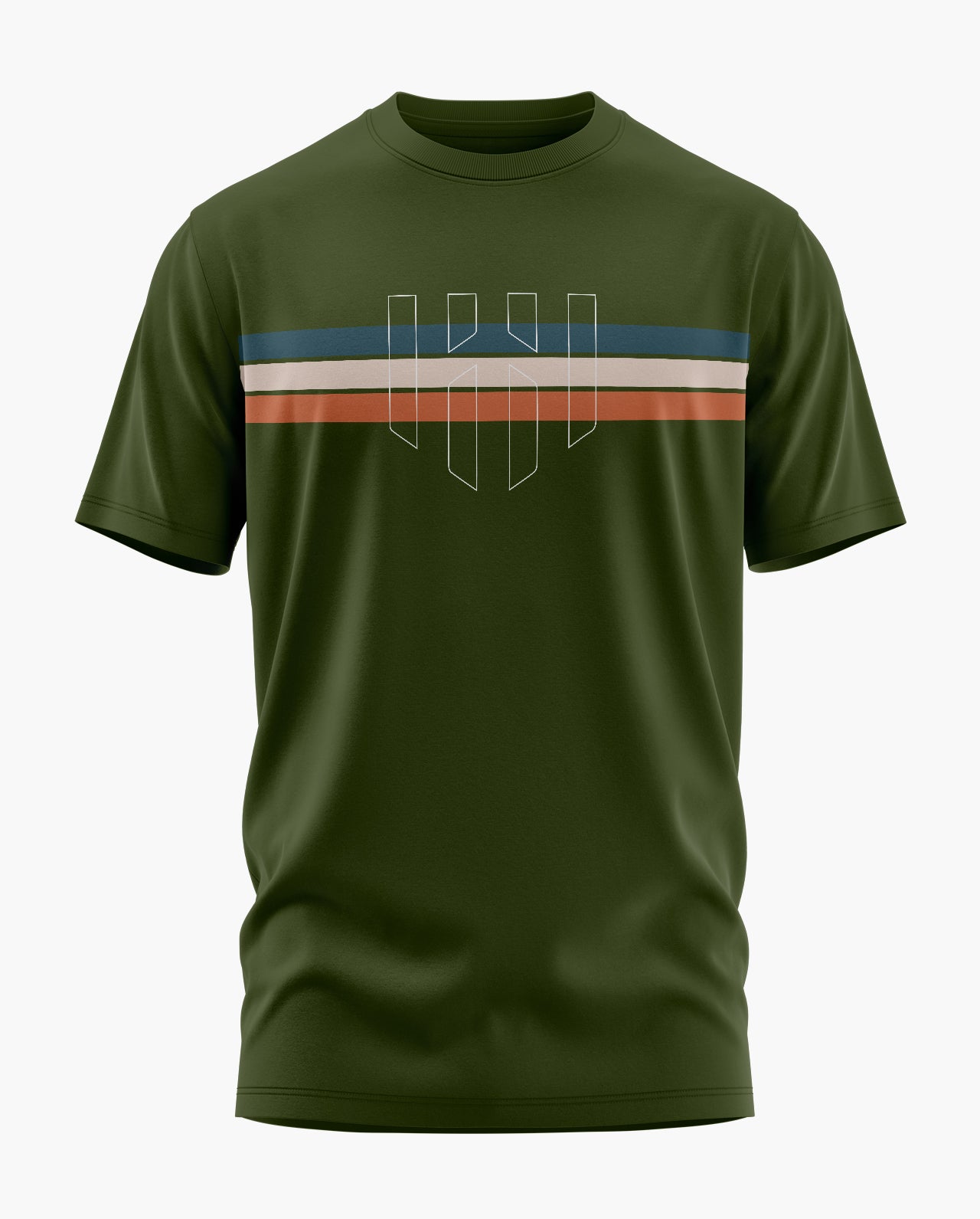 DEPLOYED STRIPE Signature LuxeSoft Cotton T-Shirt