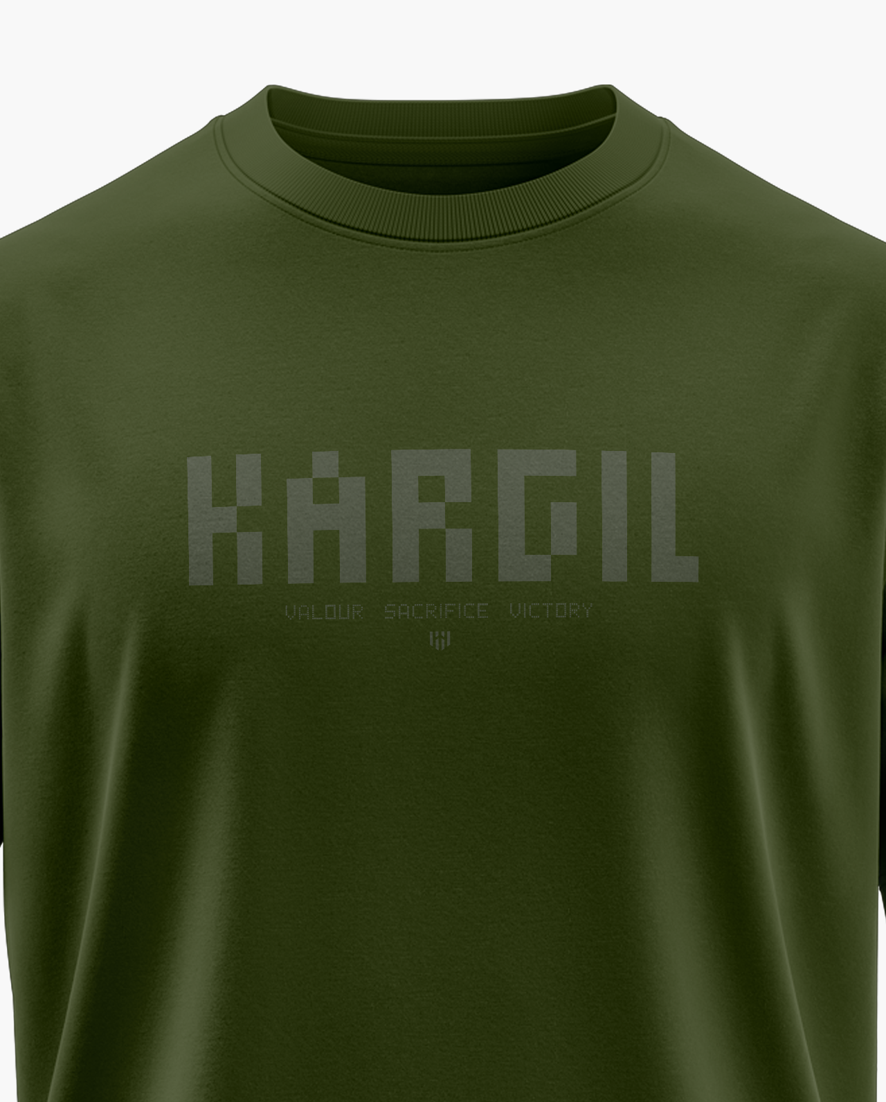 8BIT KARGIL Signature LuxeSoft Cotton T-Shirt