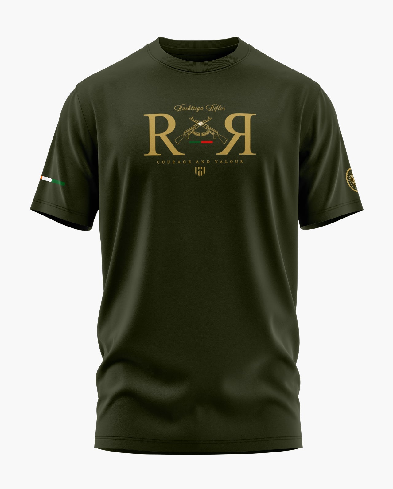 Rashtriya Rifles Prestige Signature LuxeSoft Cotton T-Shirt  - CS