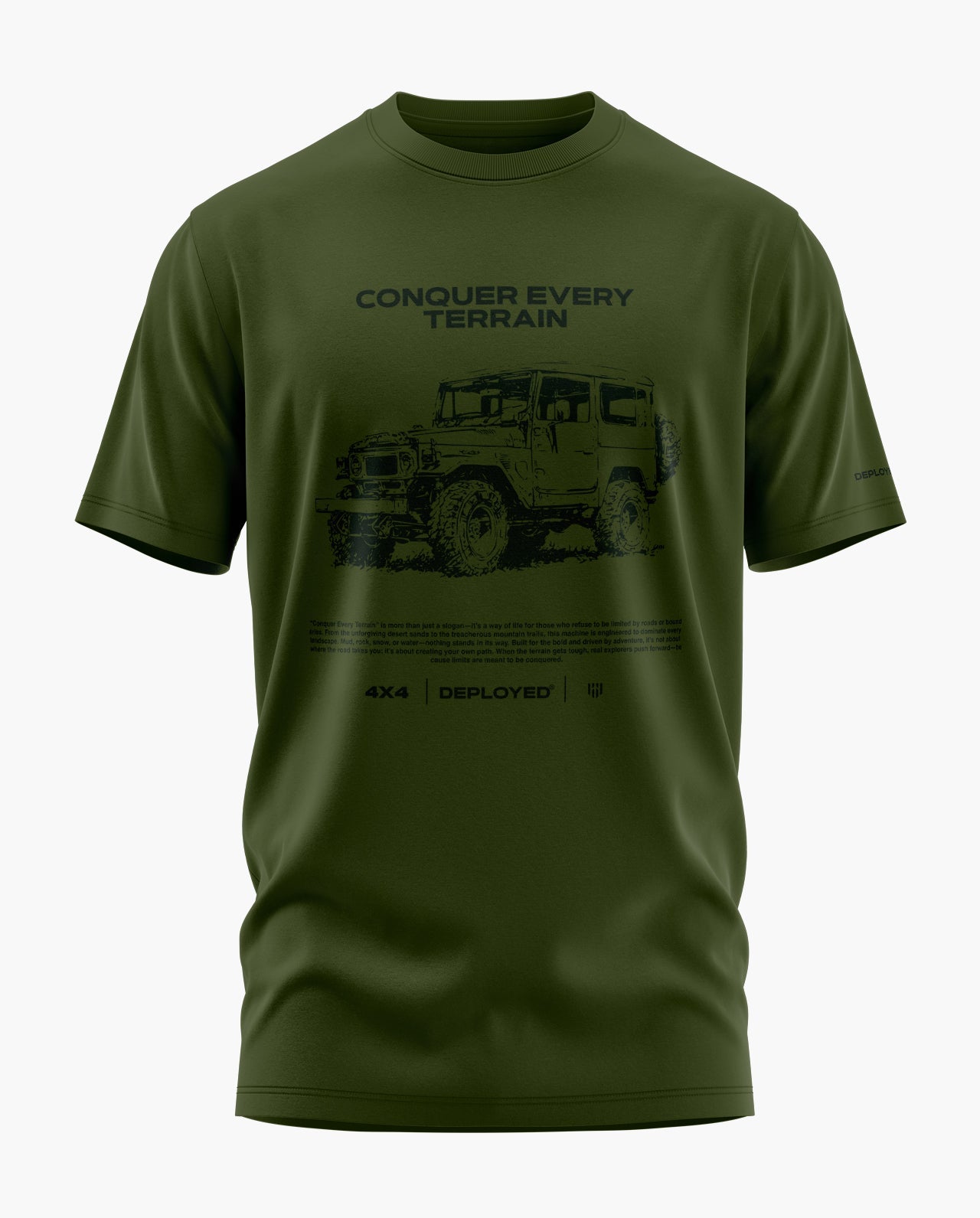Conquer Every Terrain Signature LuxeSoft Cotton T-Shirt  - CS