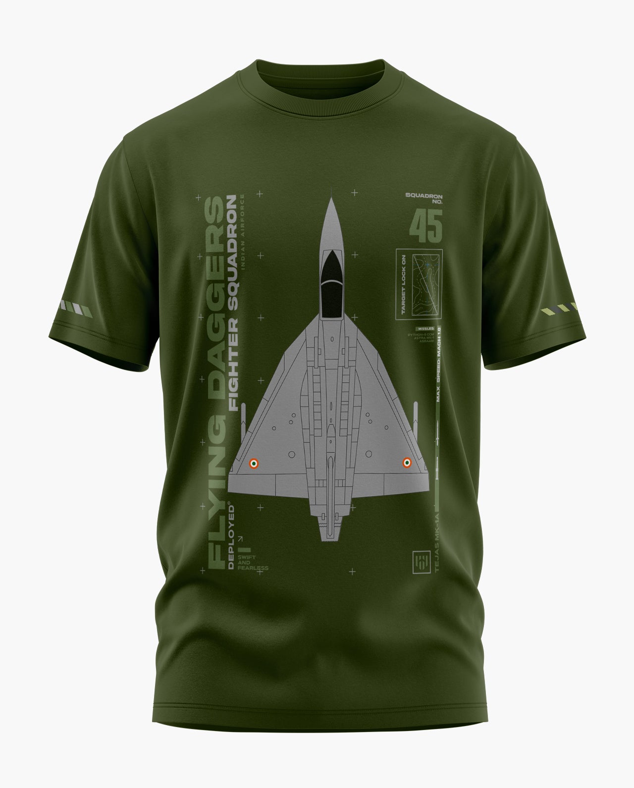 45 Sqdn Tejas Elite Signature LuxeSoft Cotton T-Shirt