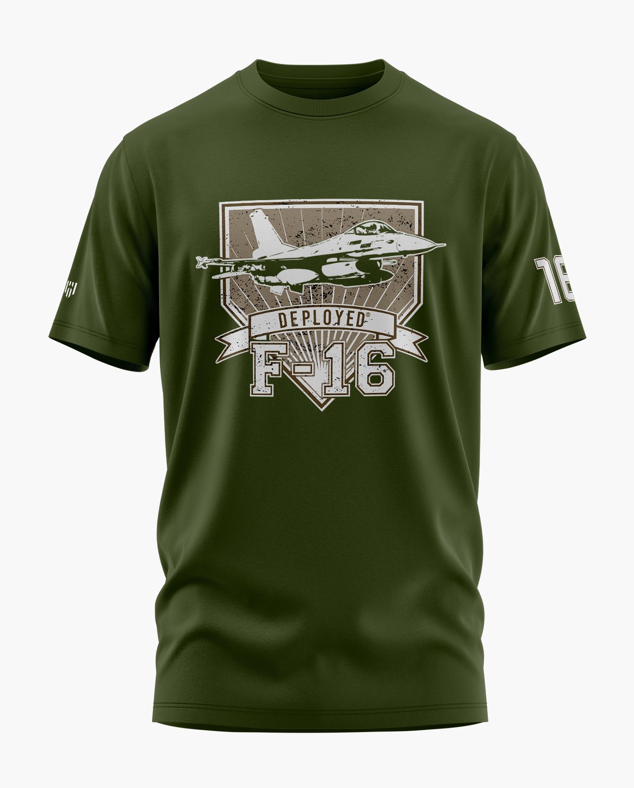 F-16 Falcon Vintage Signature LuxeSoft Cotton T-Shirt - CS