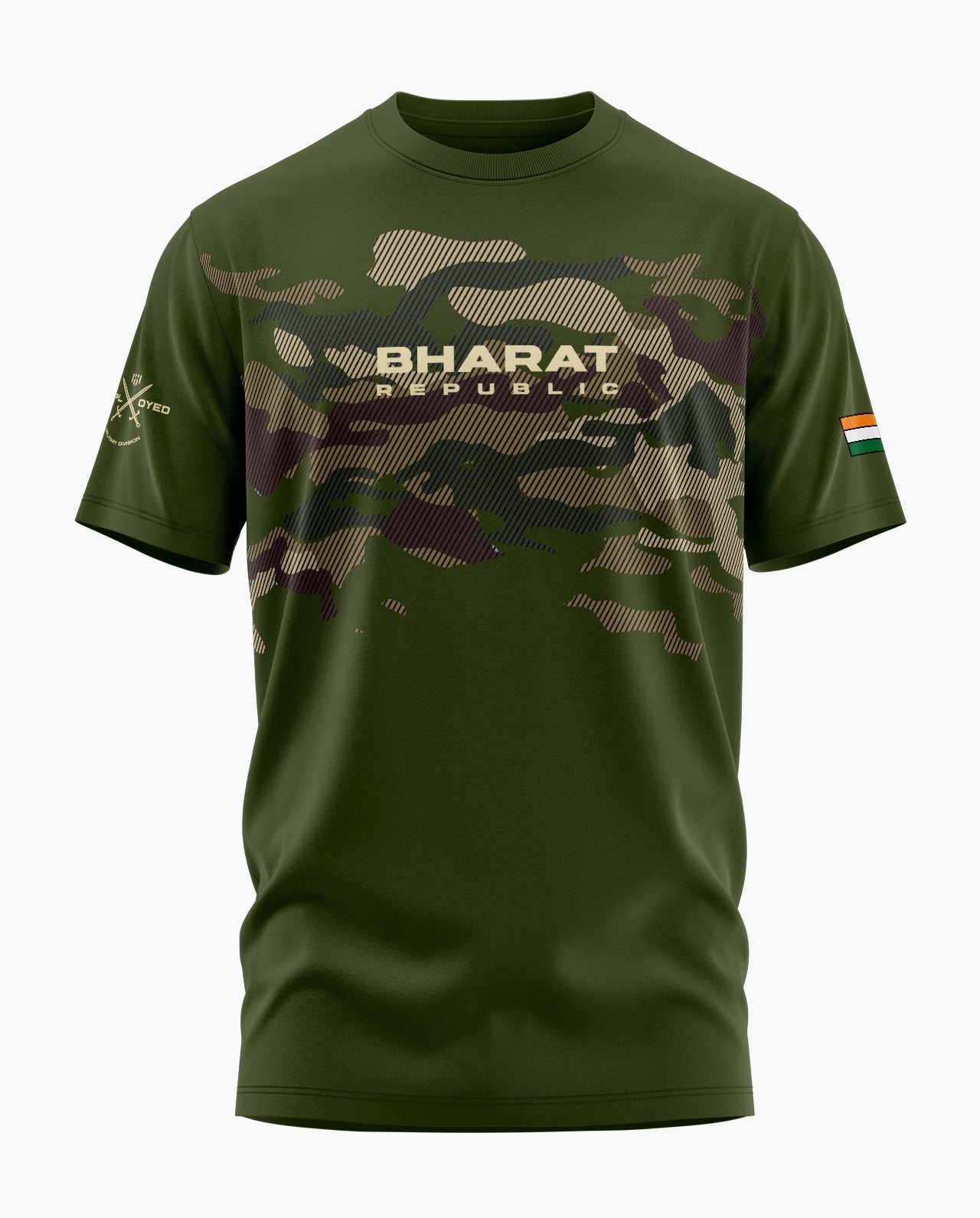 Bharat Republic Camo Signature LuxeSoft Cotton T-Shirt