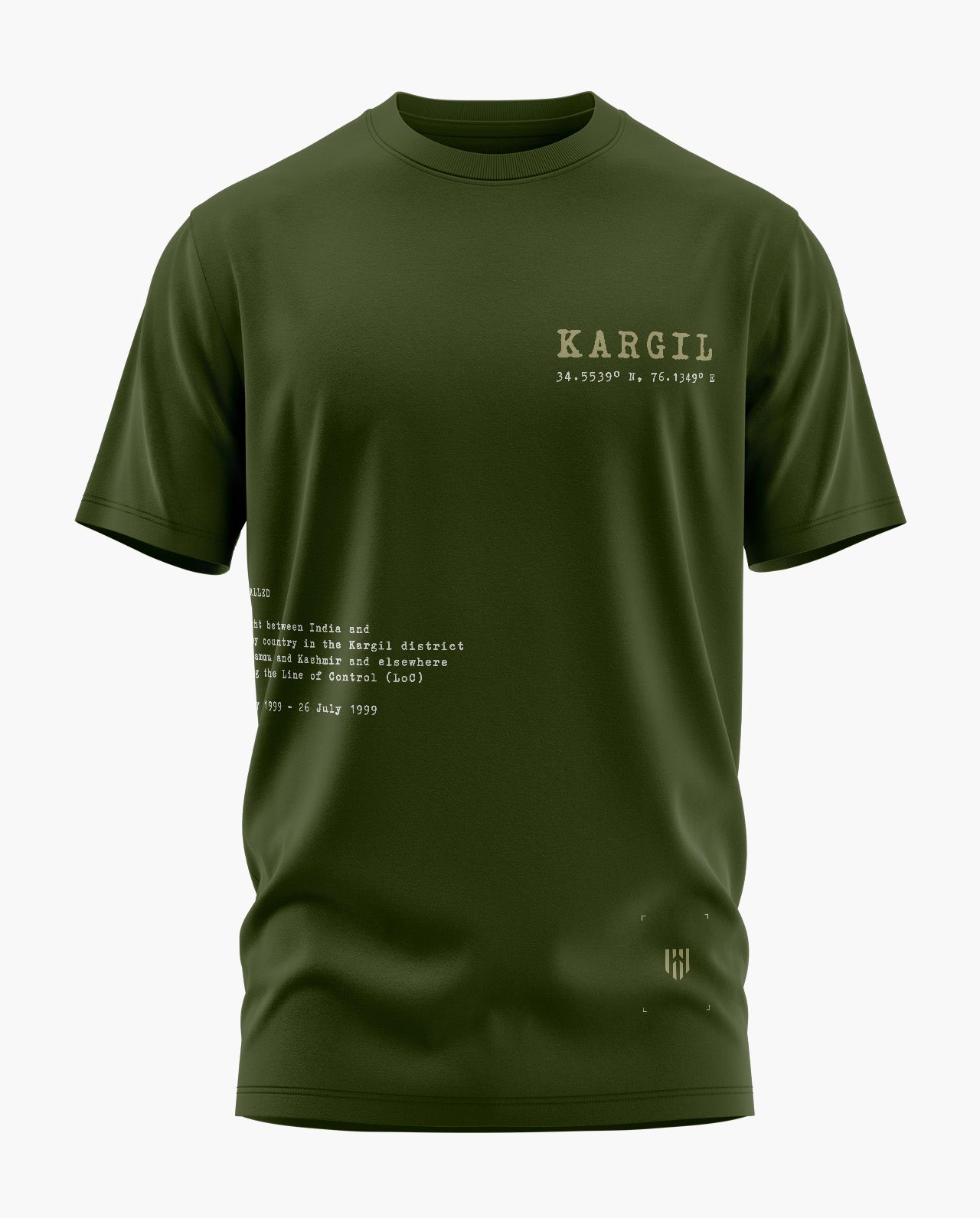 KARGIL War 1999 Signature LuxeSoft Cotton T-Shirt  - CS