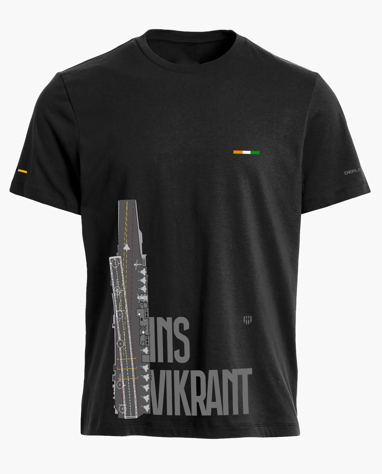 INS Vikrant Legacy Signature LuxeSoft Tencel T-Shirt