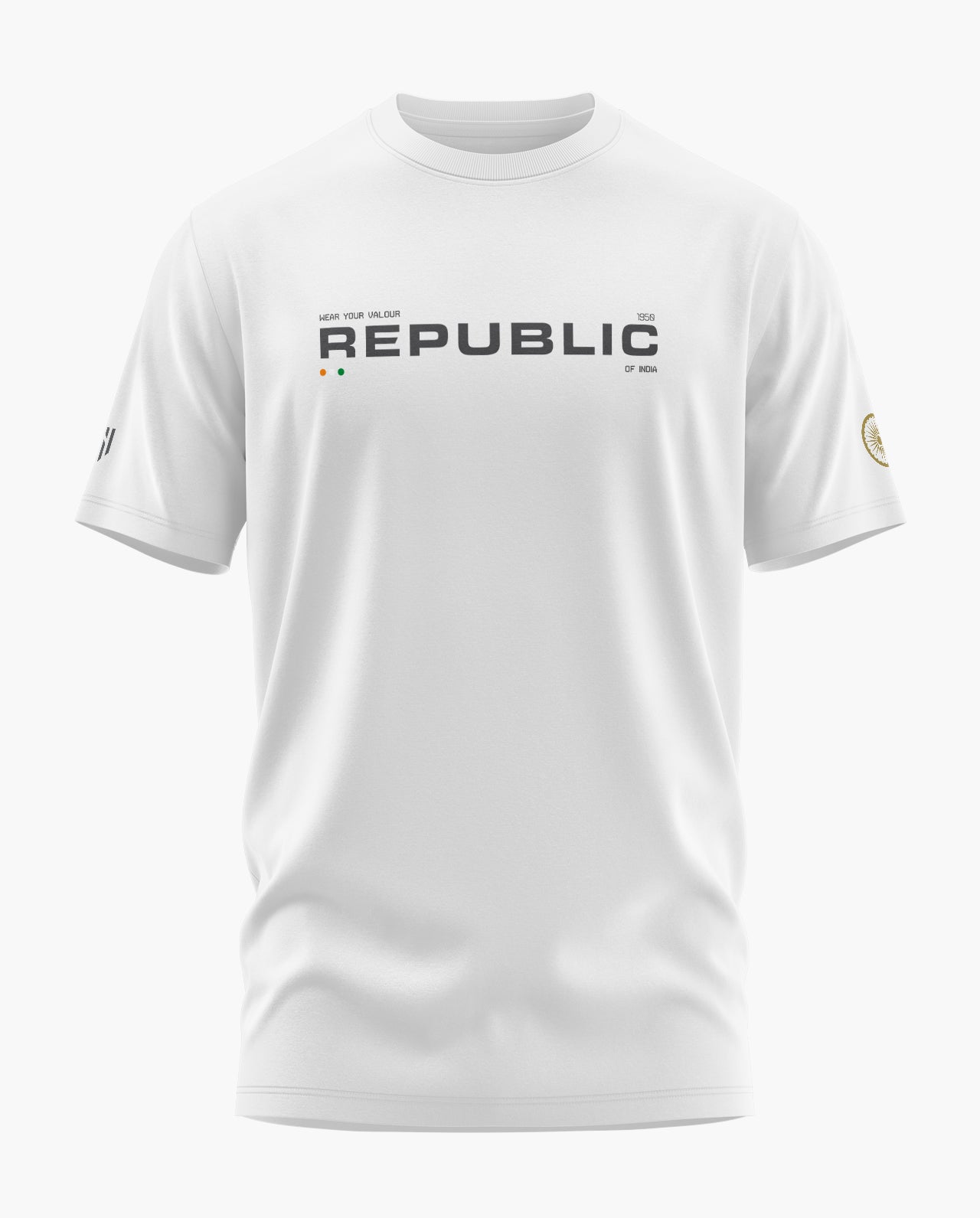 REPUBLIC OF INDIA 1950 Signature LuxeSoft Cotton T-Shirt
