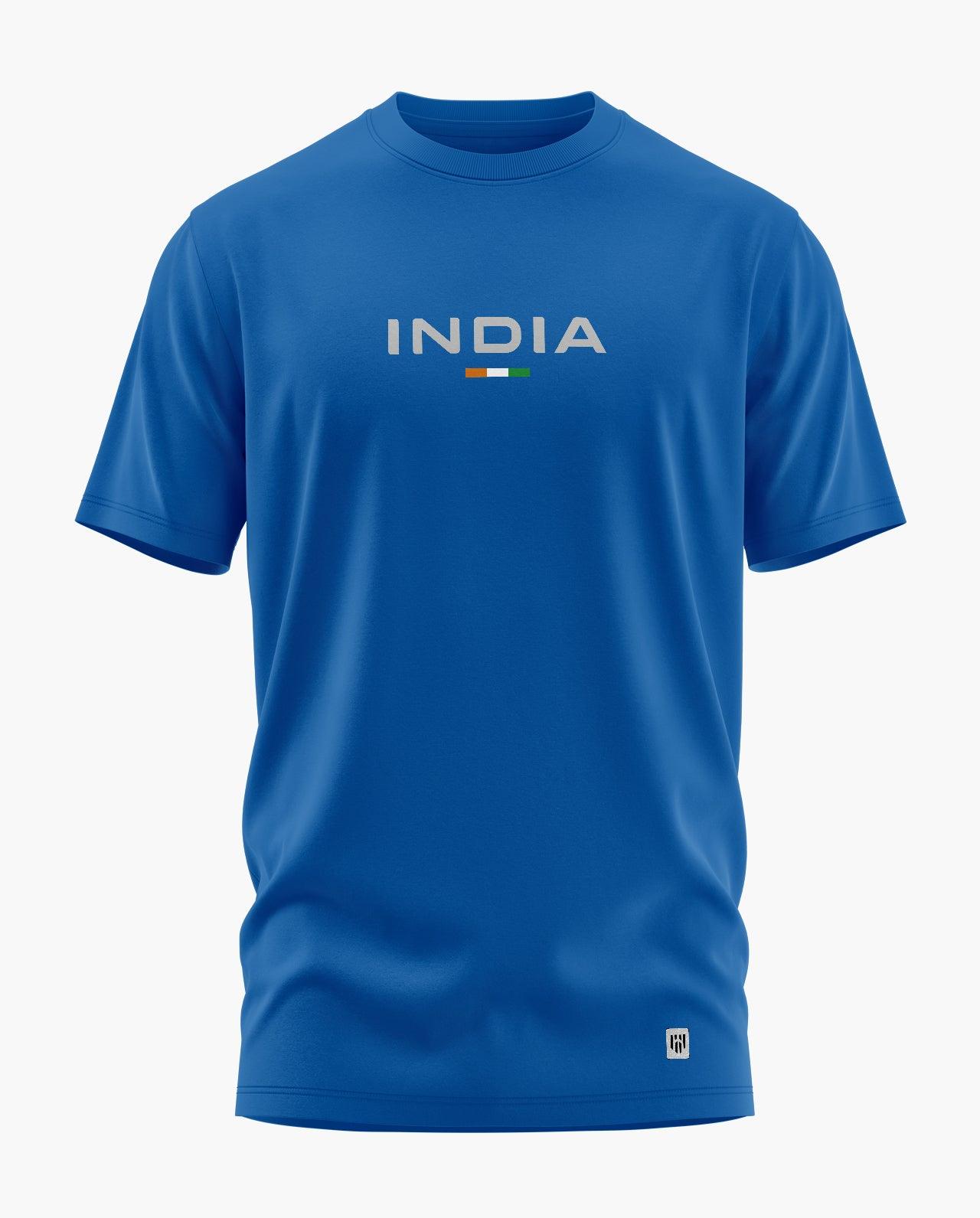 [CS] India Tricolour Signature LuxeSoft Cotton T-Shirt