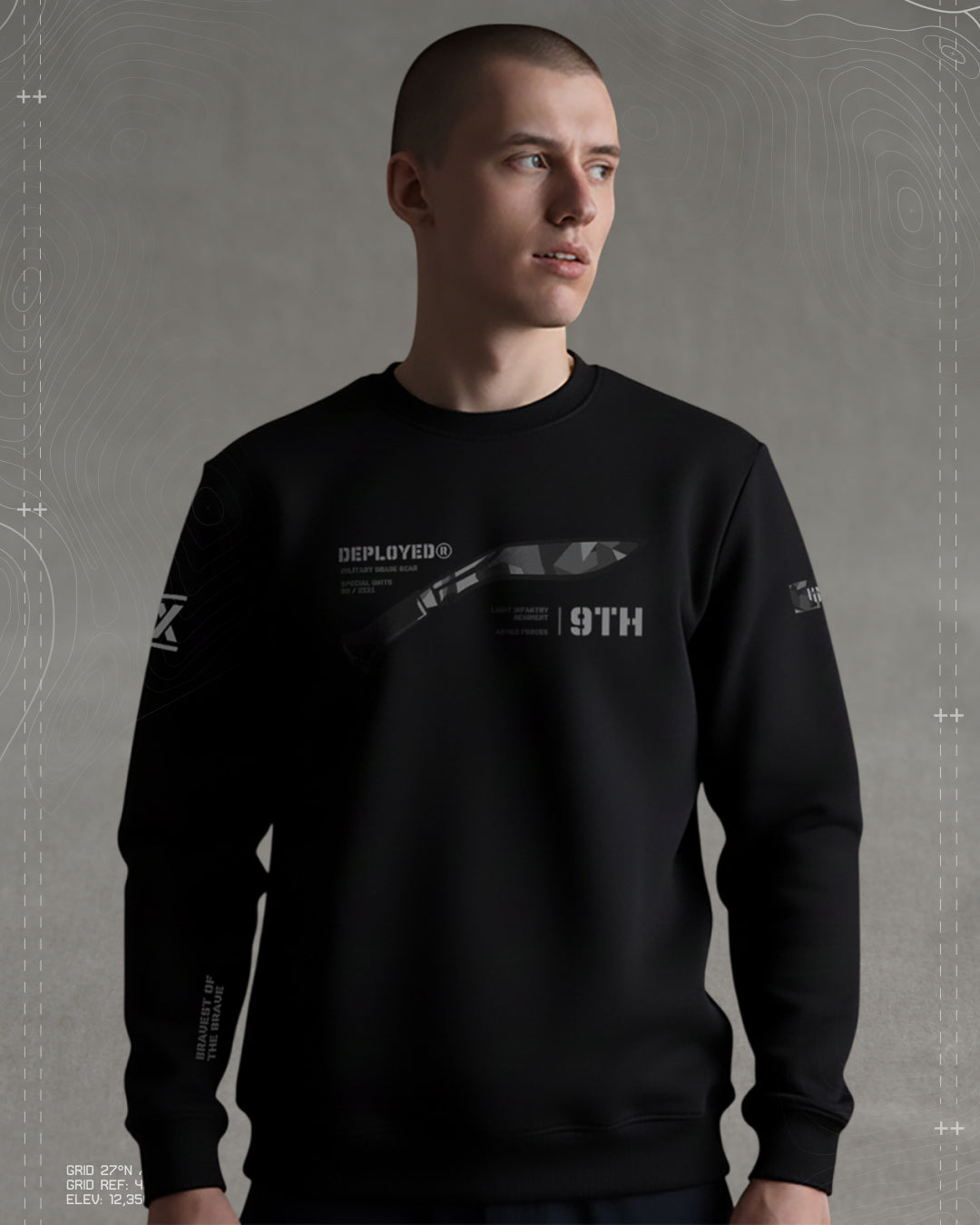 SR Camo 015 Lightweight Premium Sweatshirt