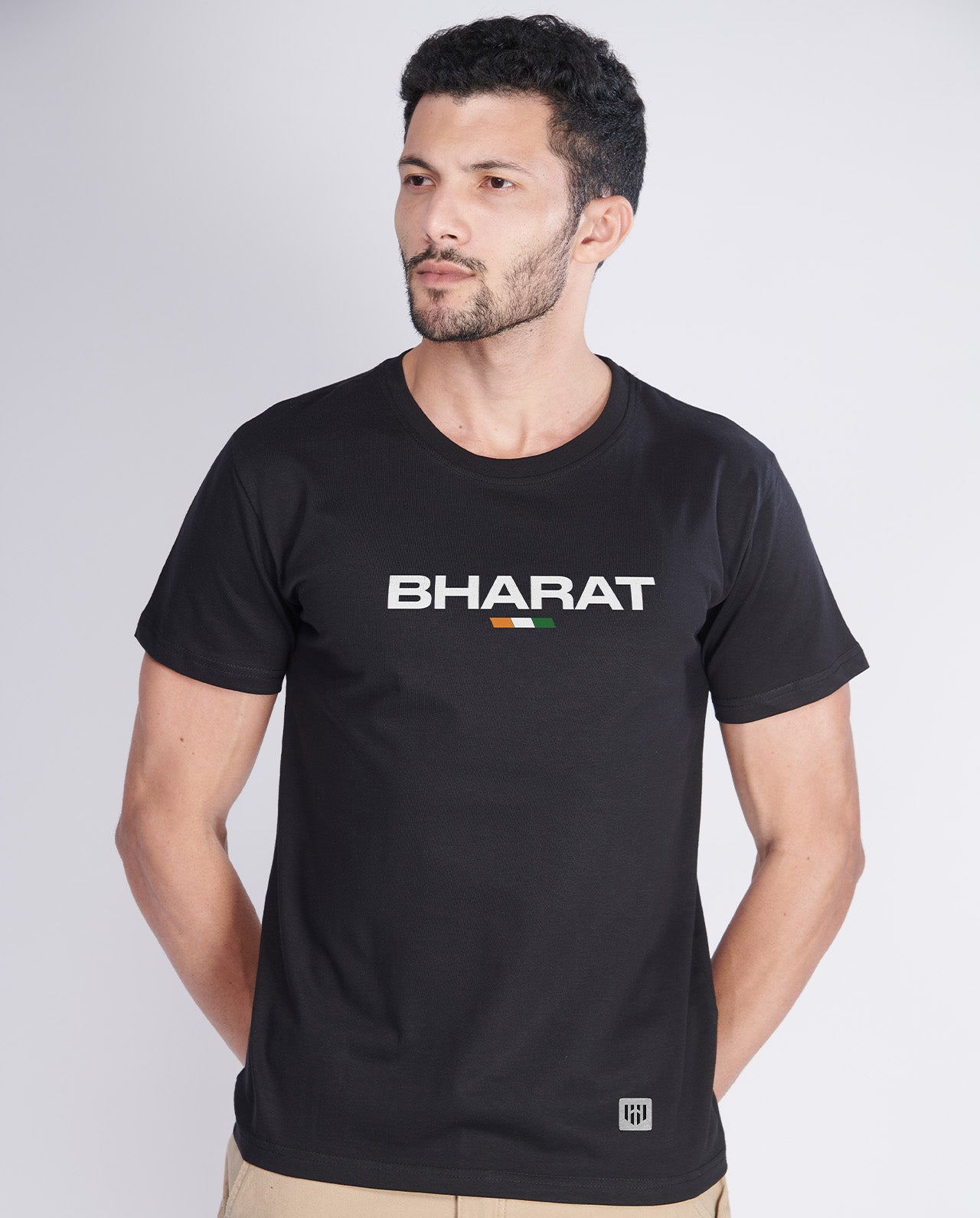 Bharat Tricolour Signature LuxeSoft Cotton T-Shirt
