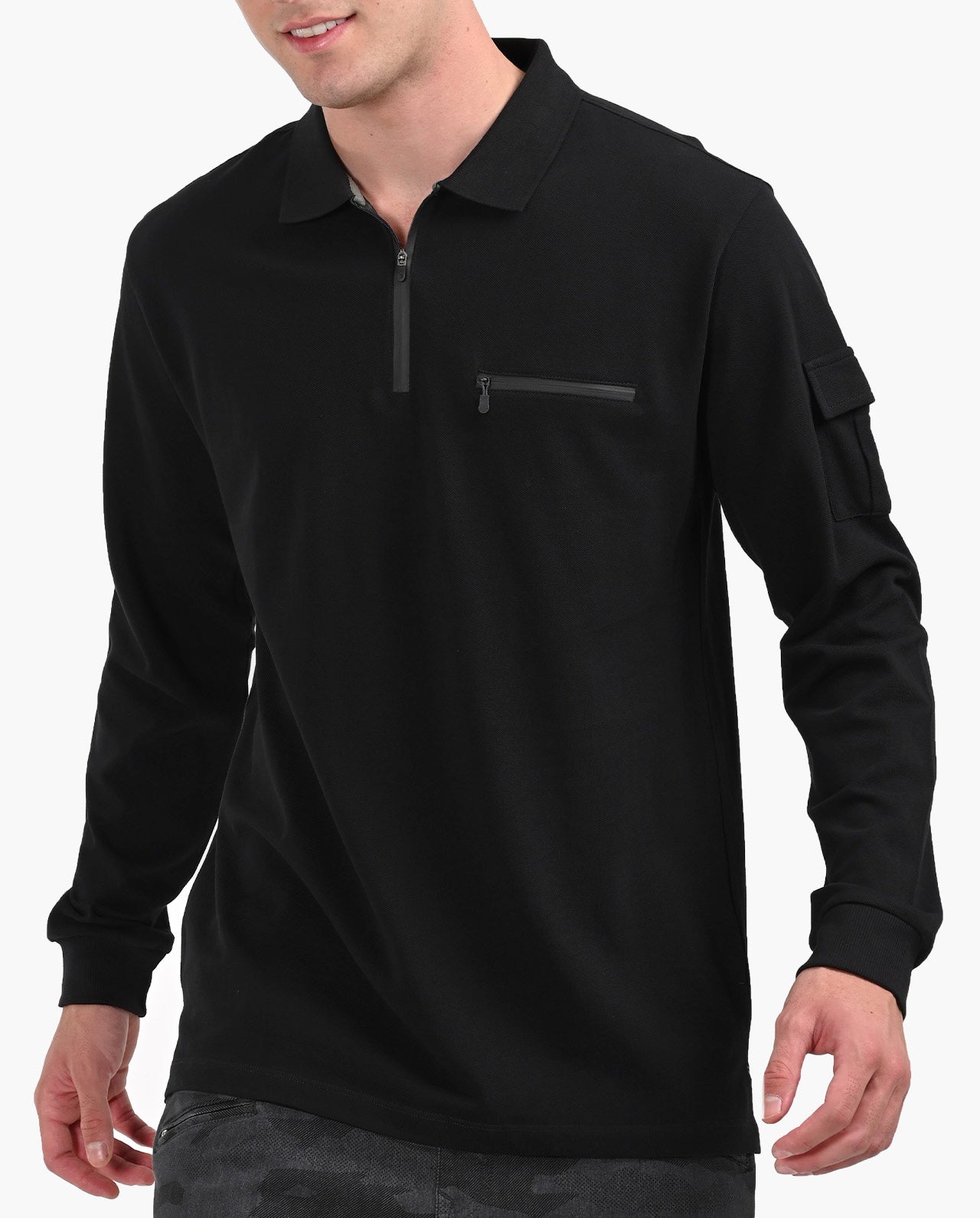 Deployed Utility Full Sleeve Polo T-Shirt