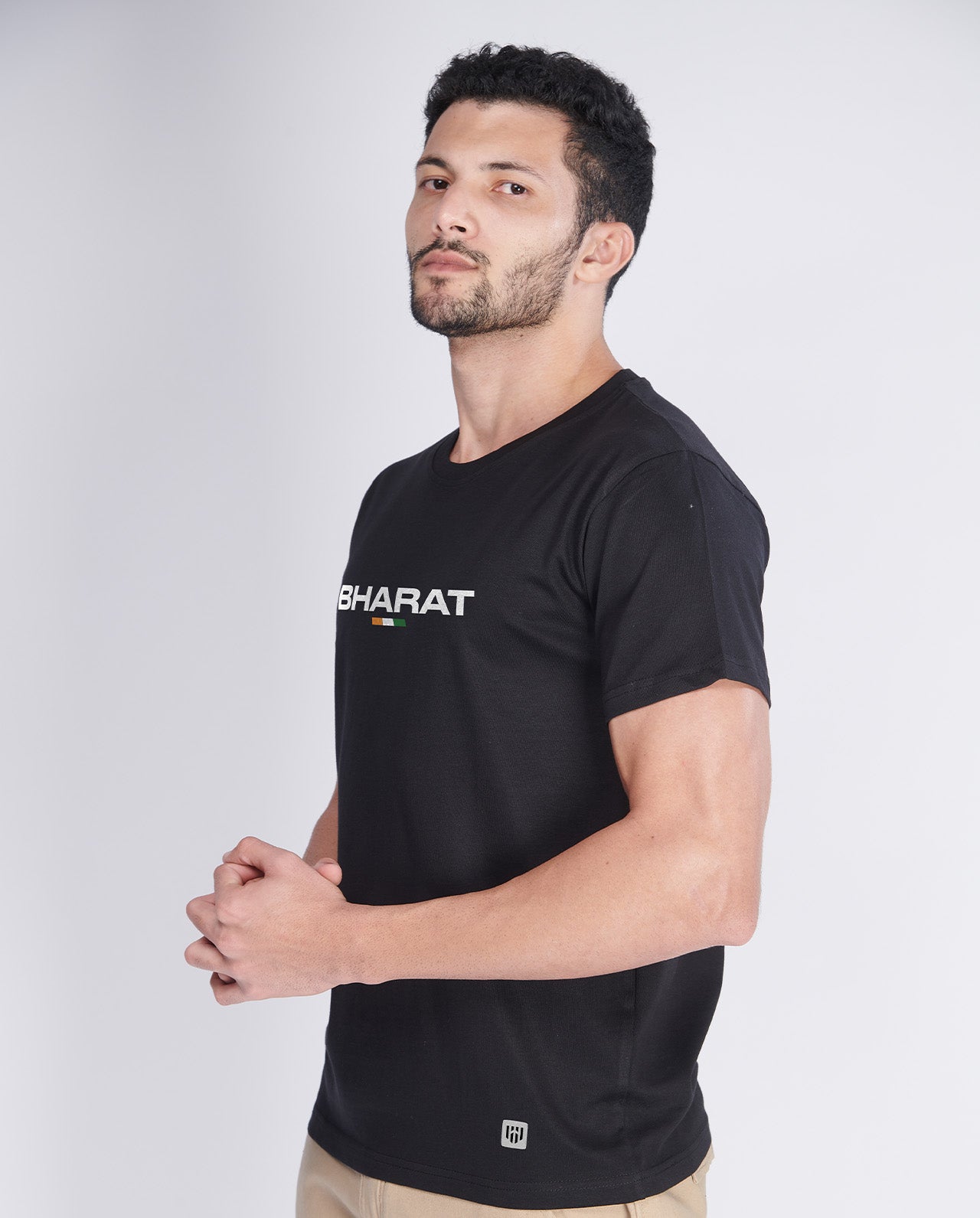Bharat Tricolour Signature LuxeSoft Cotton T-Shirt