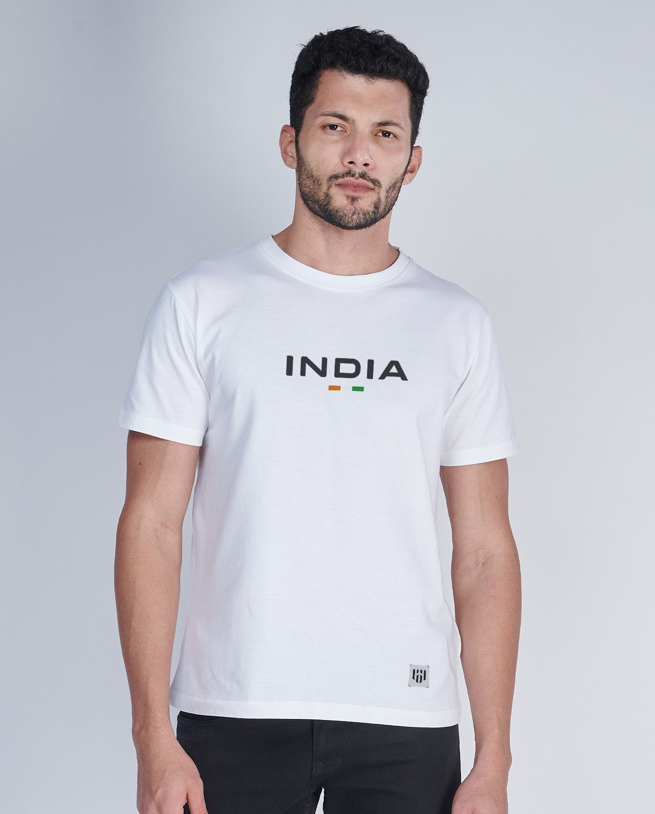 India Tricolour Signature LuxeSoft Cotton T-Shirt