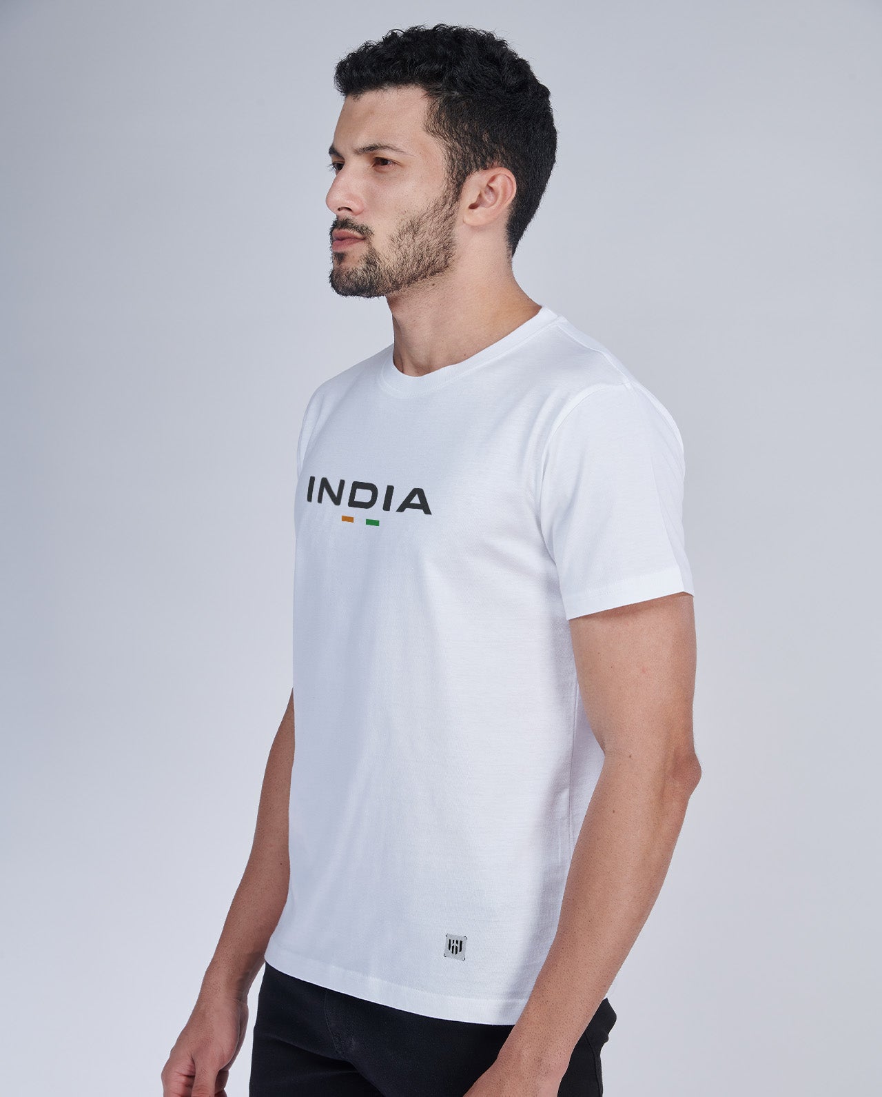 India Tricolour Signature LuxeSoft Cotton T-Shirt
