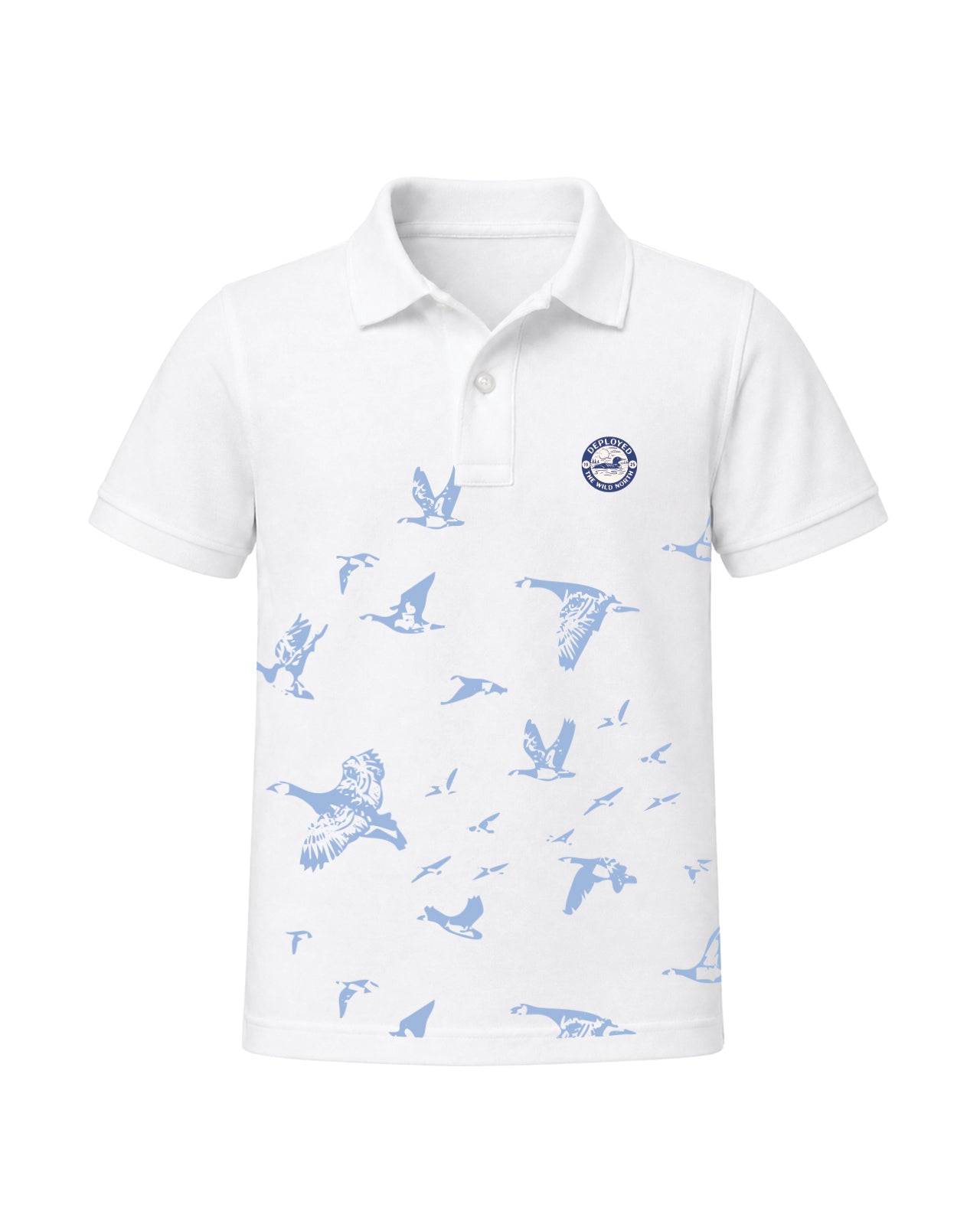 THE WILD NORTH Kids Polo T-Shirt - White