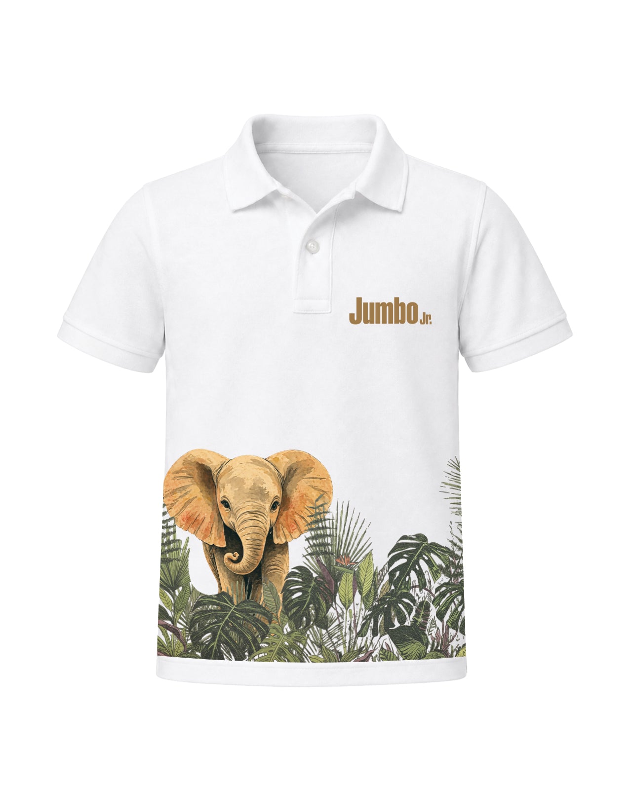 JUMBO Jr. Kids Polo T-Shirt - White