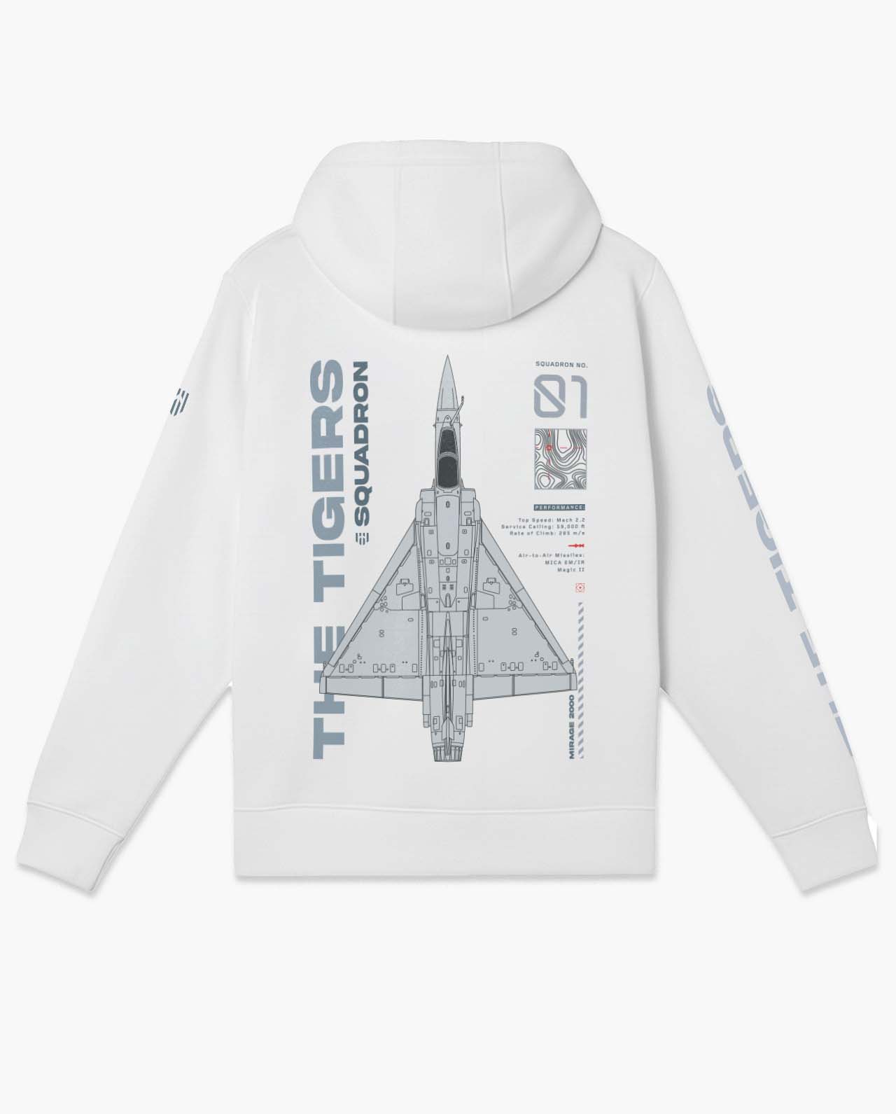 The Tigers Sqdn Zipper Hoodie